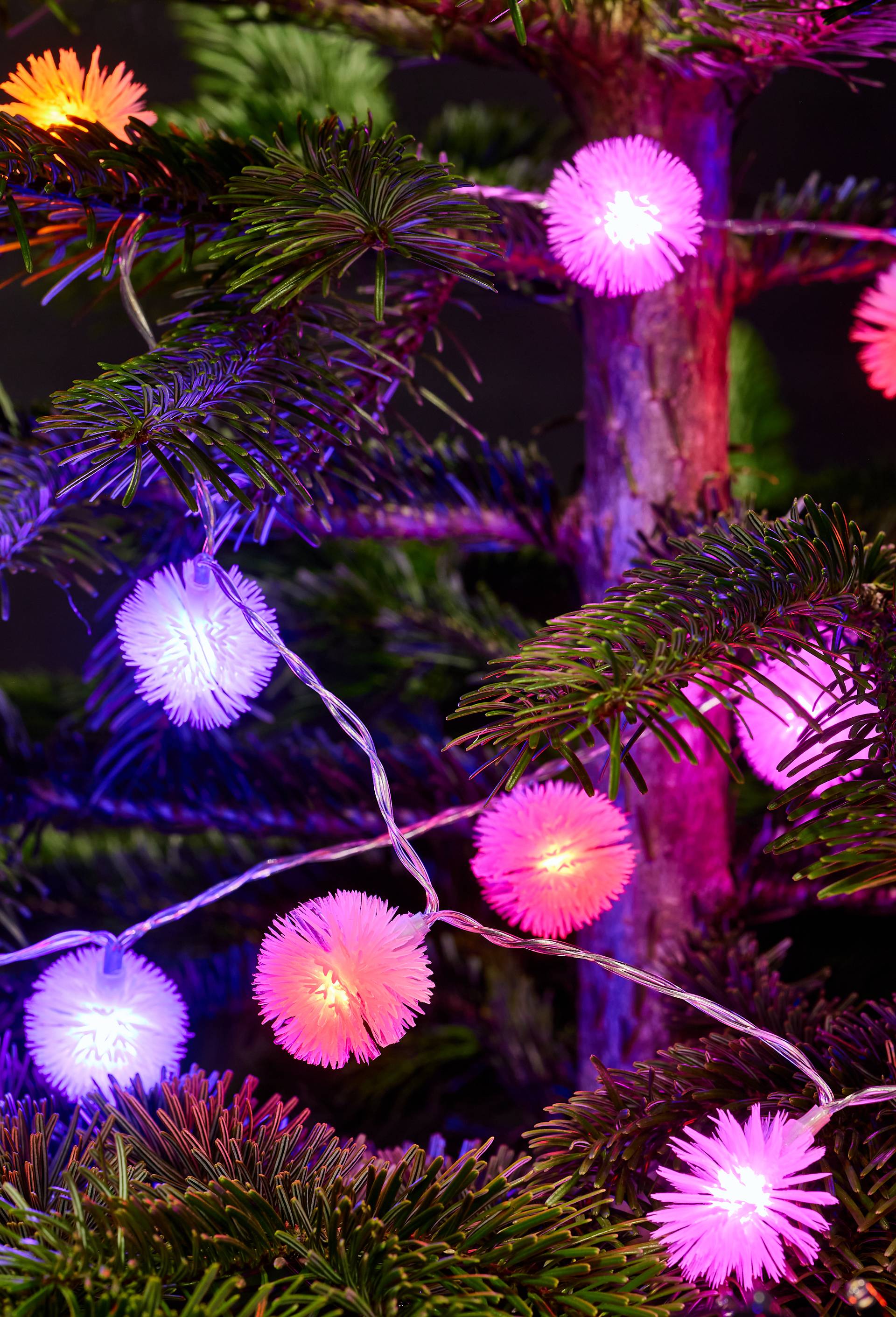 Guirlande &eacute;lectrique 15 LED, 140cm, Multicolore, large image number 1.0