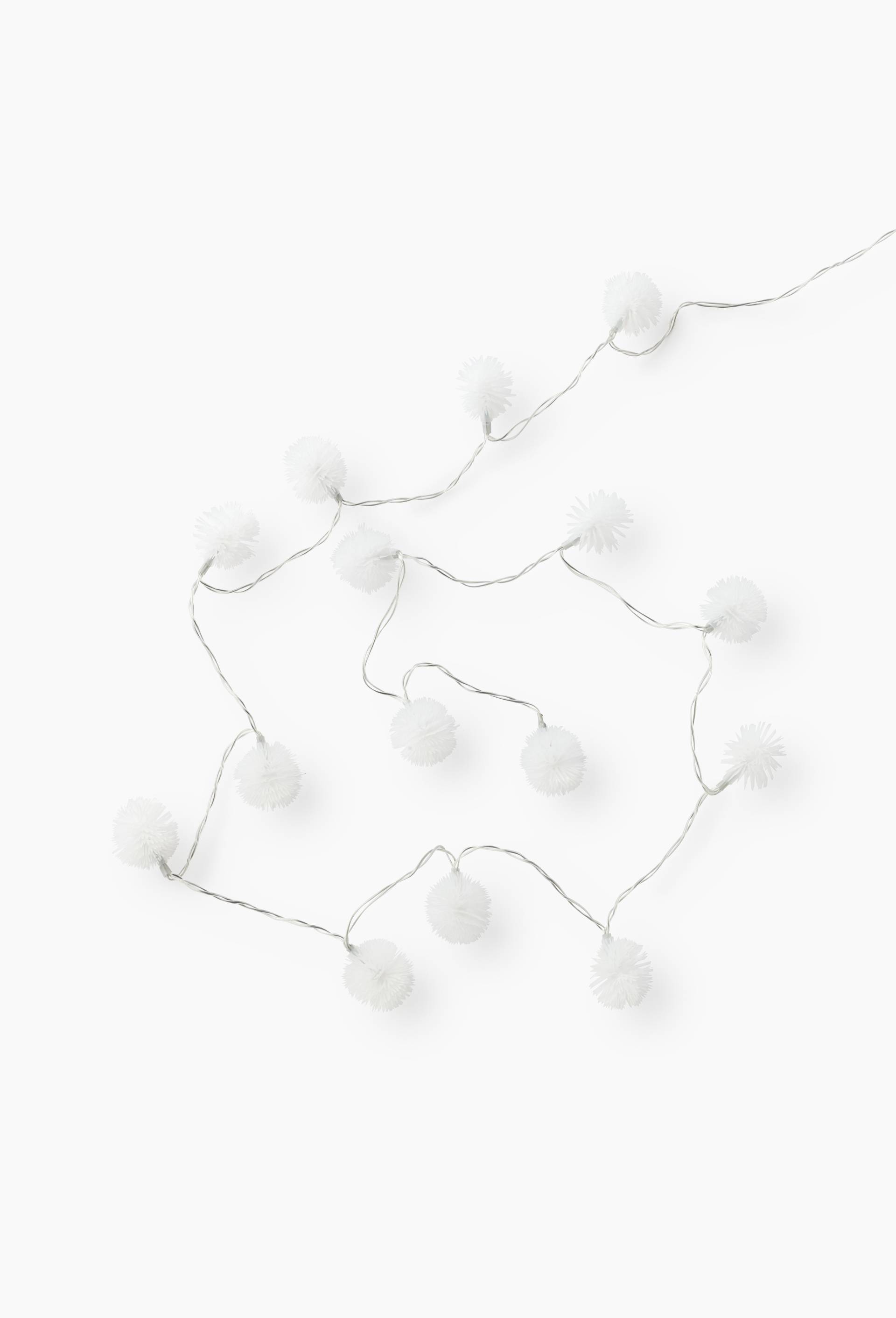 Guirlande &eacute;lectrique 15 LED, 140cm, Blanc, large image number 1.0