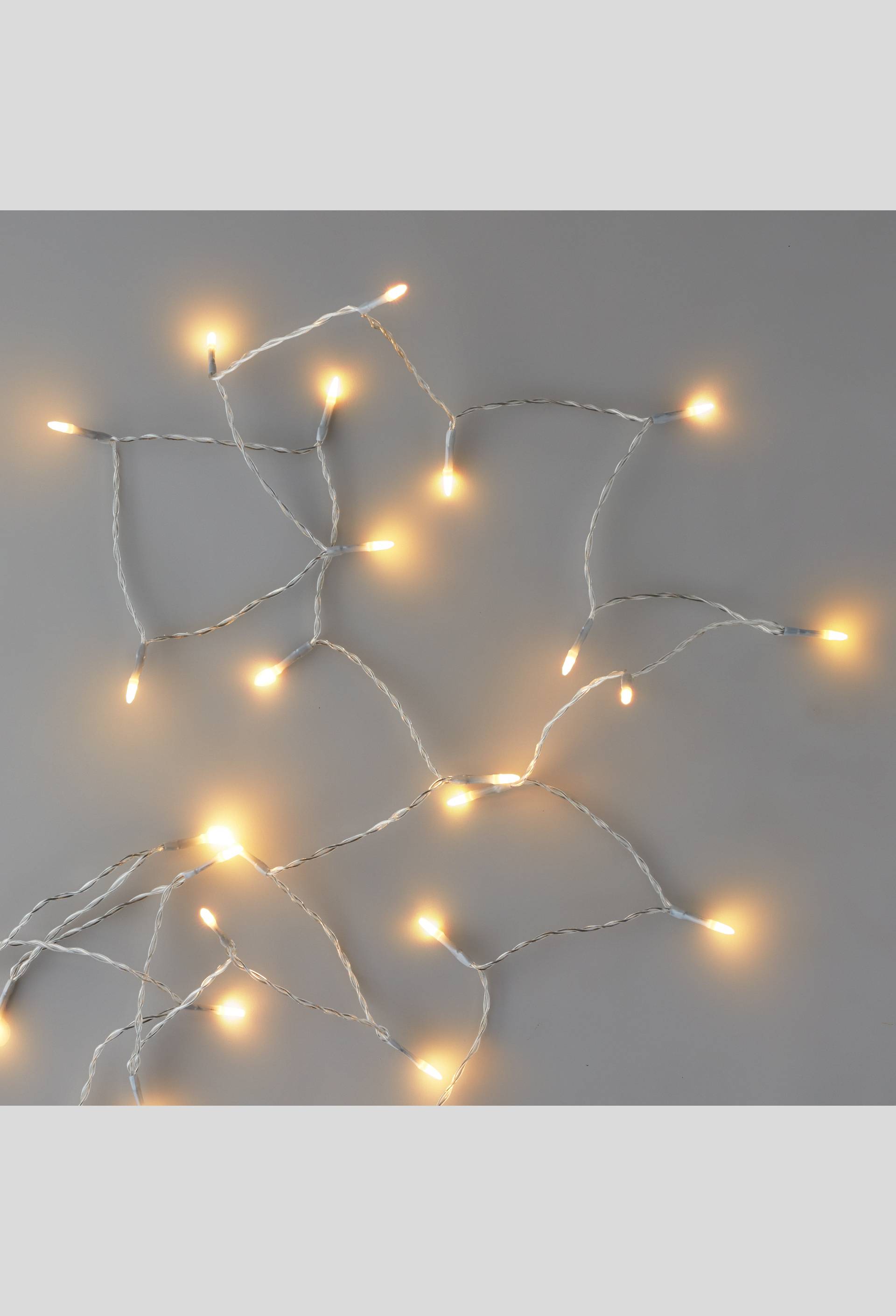 Guirlande électrique 30 lampes LED, Blanc, large image number 0.0
