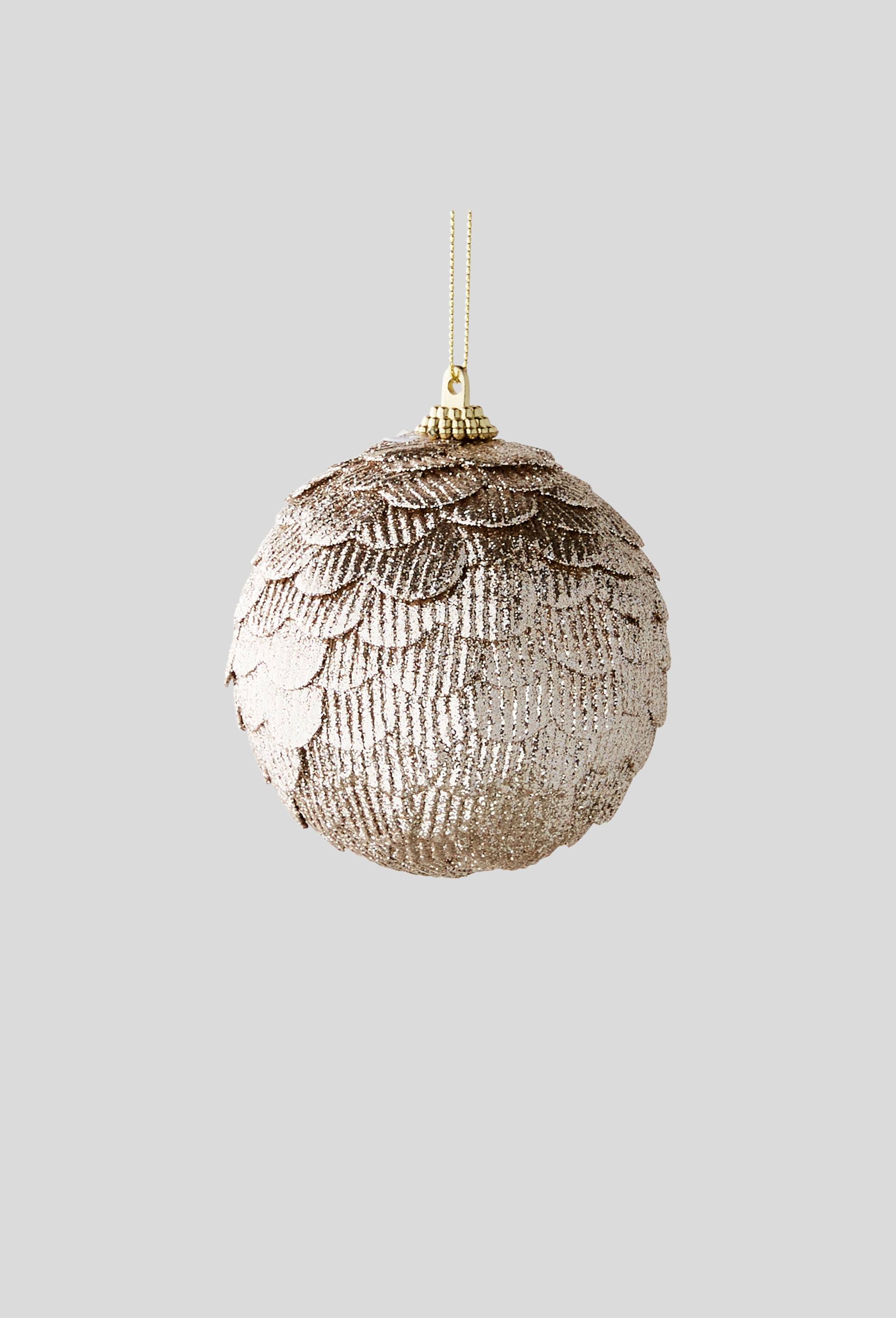 Boule écaille paillettes, Or, large image number 0