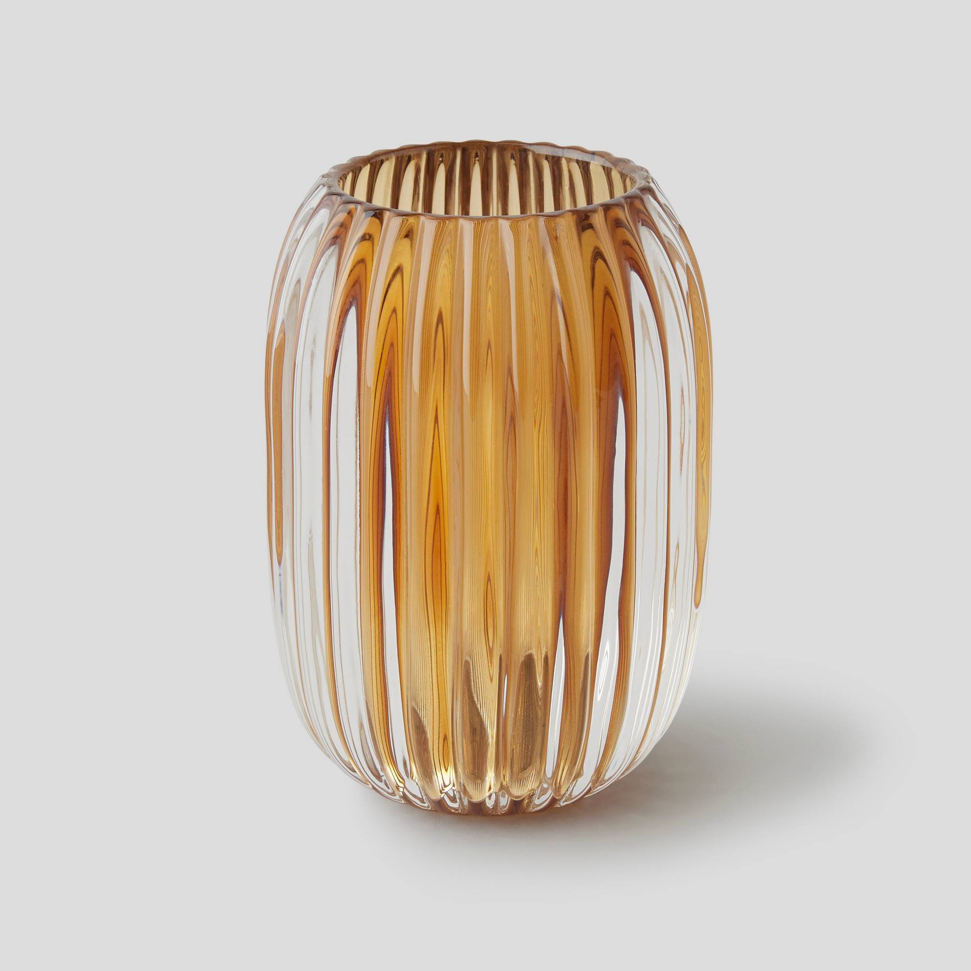 Vase en verre, Caramel, large image number 0