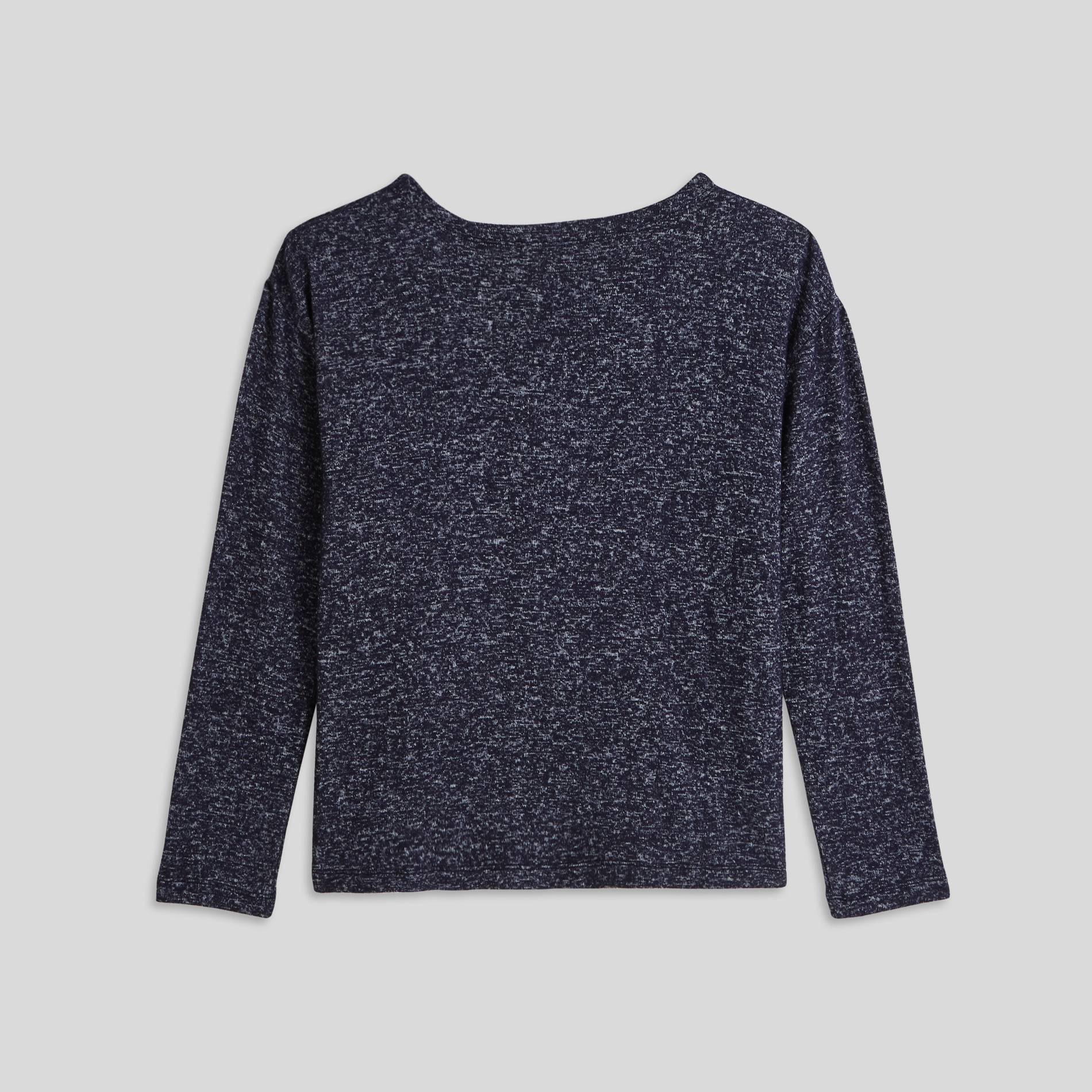 T-shirt manches longues, Bleu marine, large image number 2.0