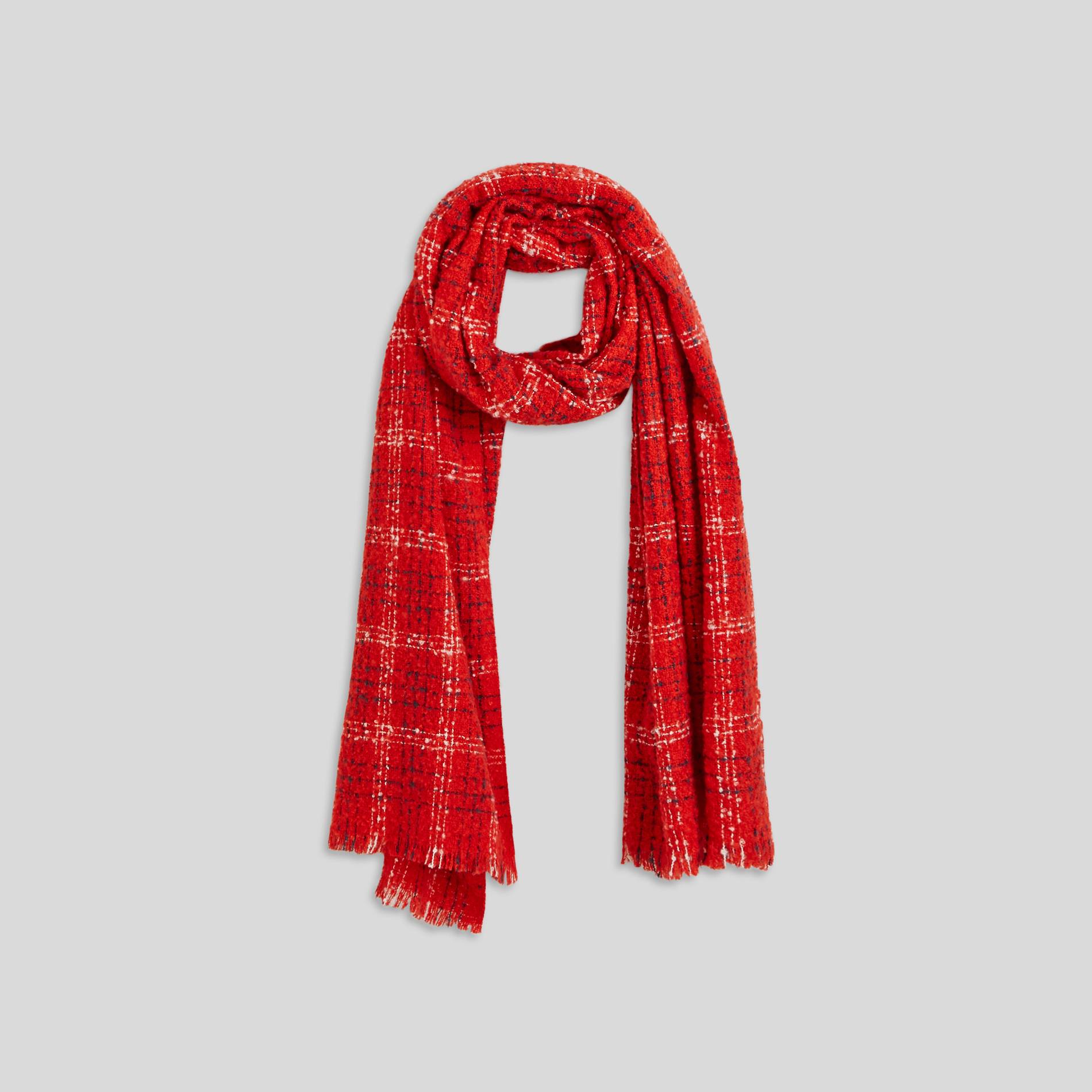 Echarpe tweed, Rouge, large image number 0