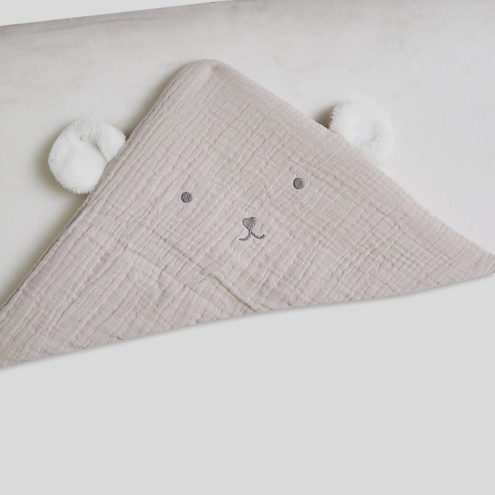Couverture en tissu, Gris moyen, large image number 2.0