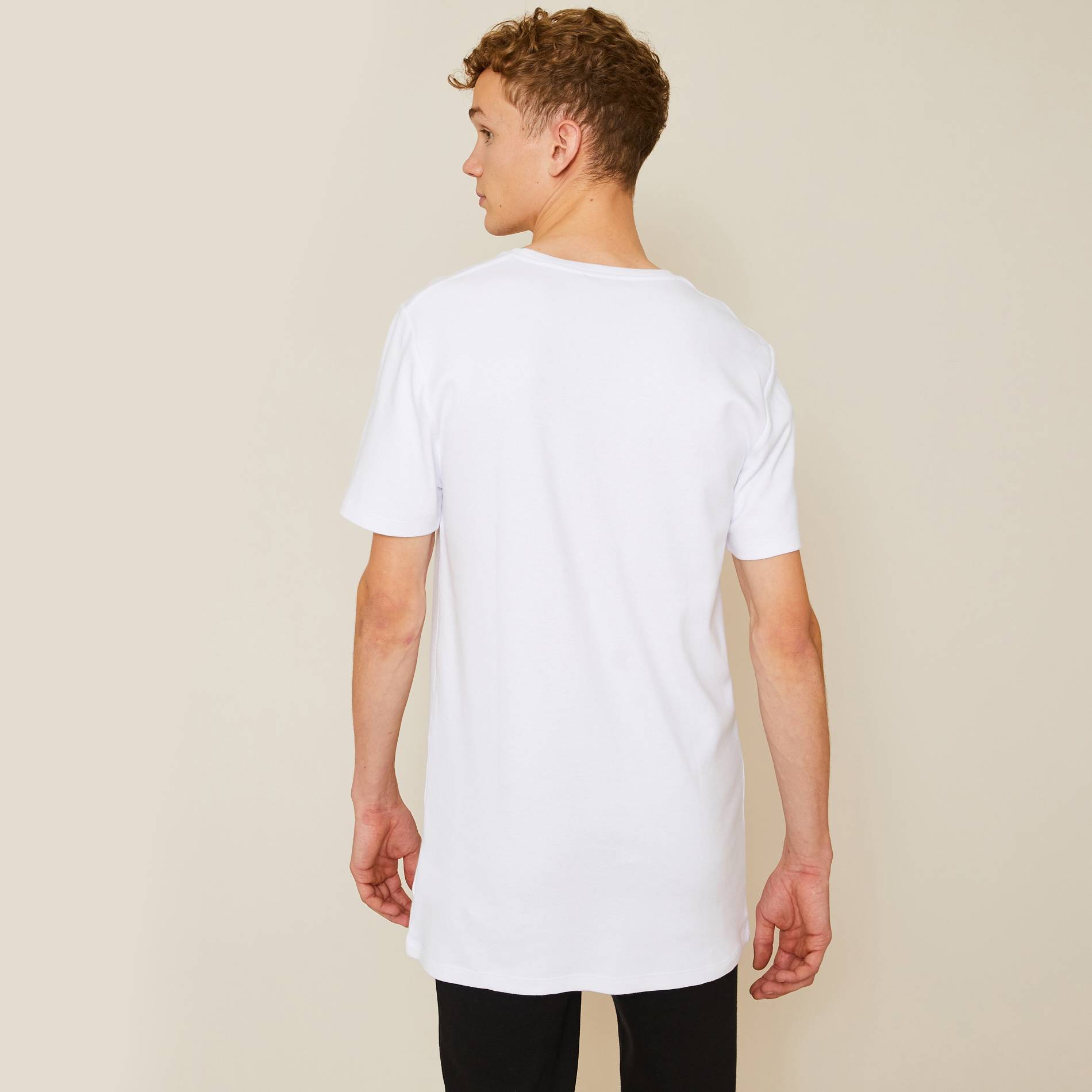 T-shirt manches courtes en coton, Blanc, large image number 1