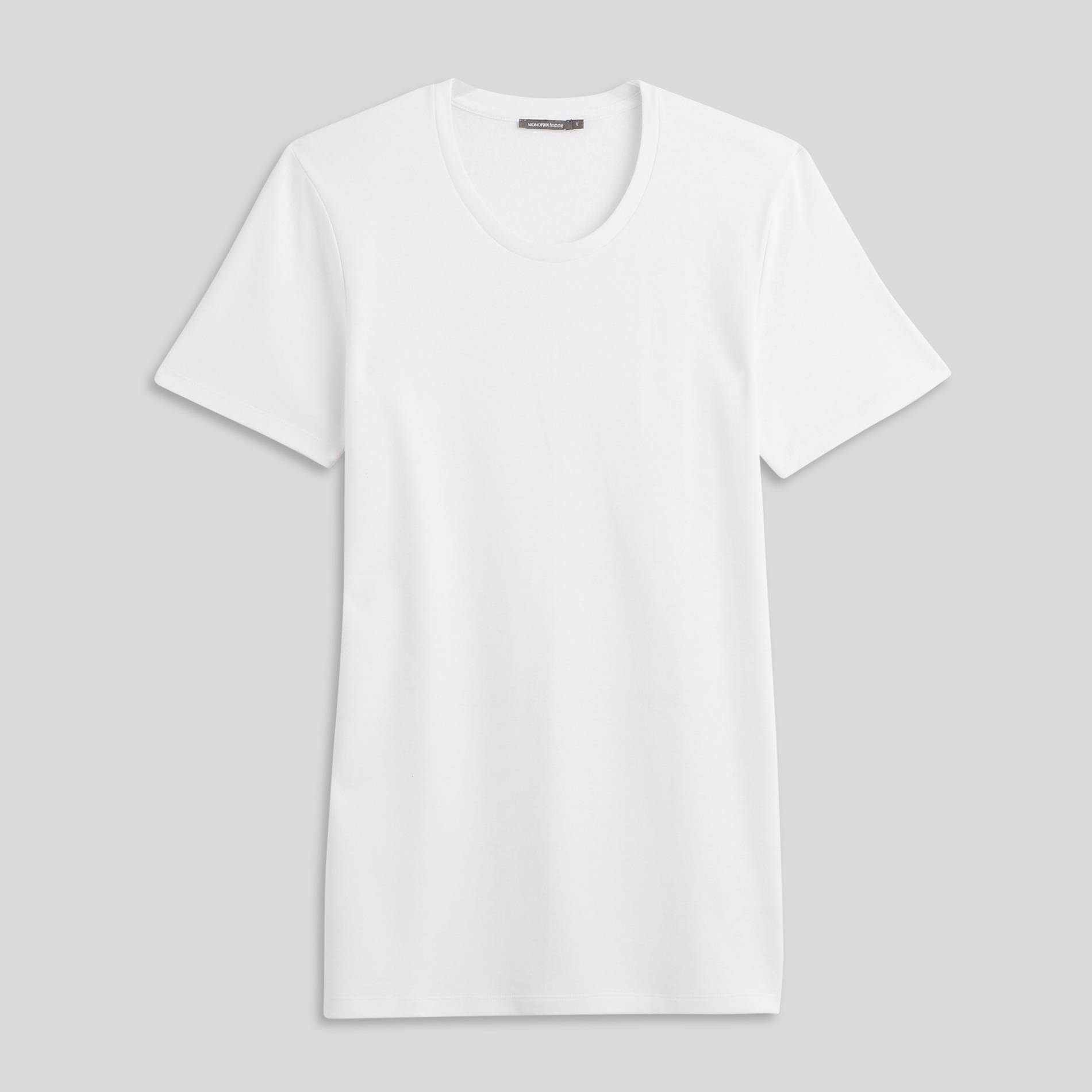 T-shirt manches courtes en coton, Blanc, large image number 2