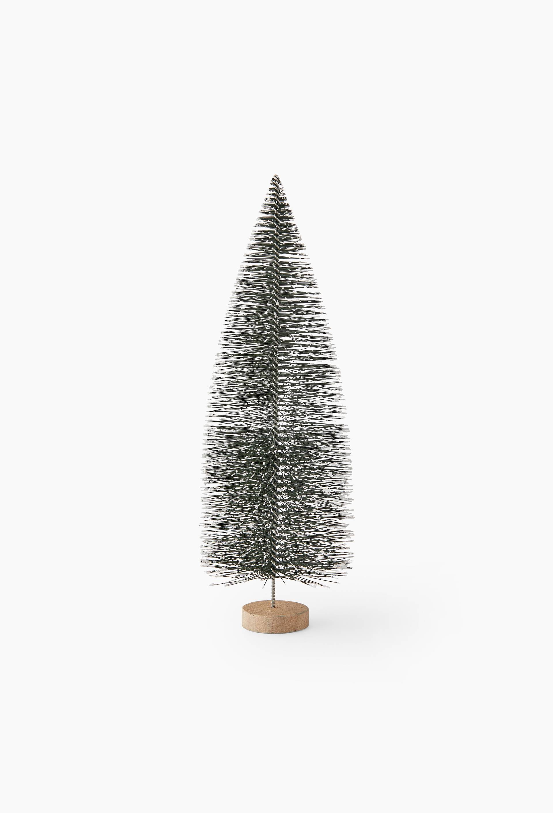 Sapin neige, 25cm, en plastique, Vert, large image number 0