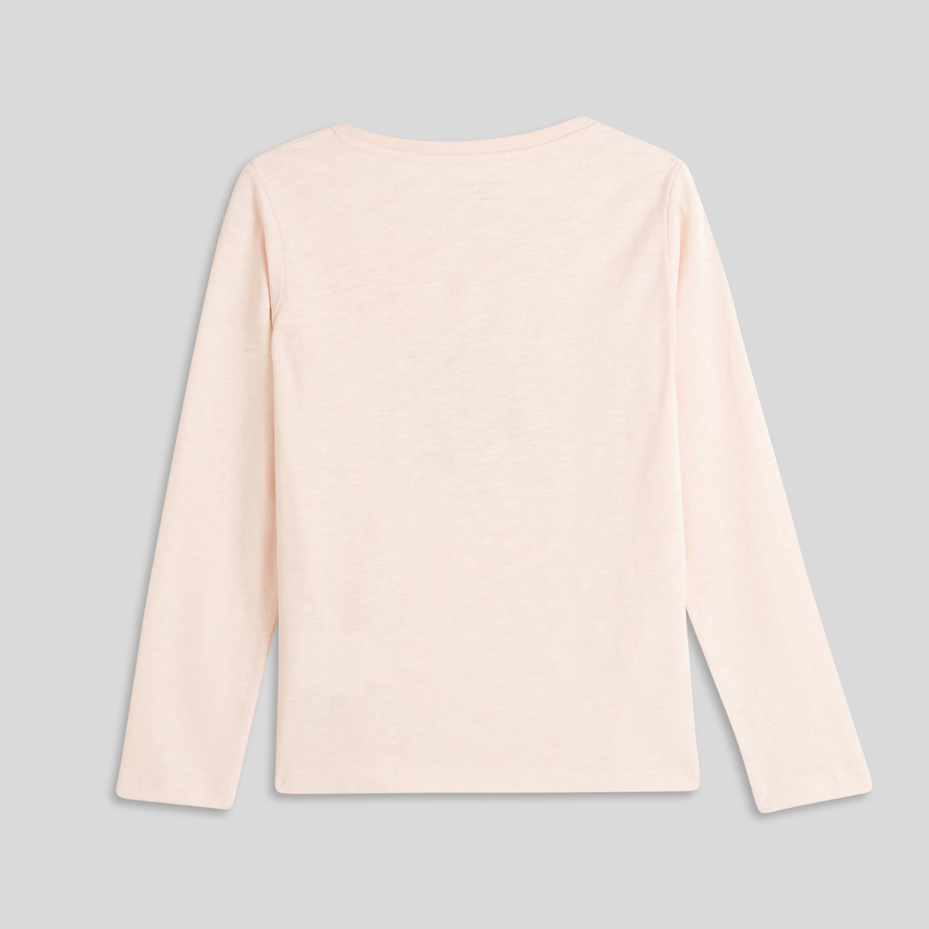 T-shirt manches longues en coton BIO, Rose pâle, large image number 1