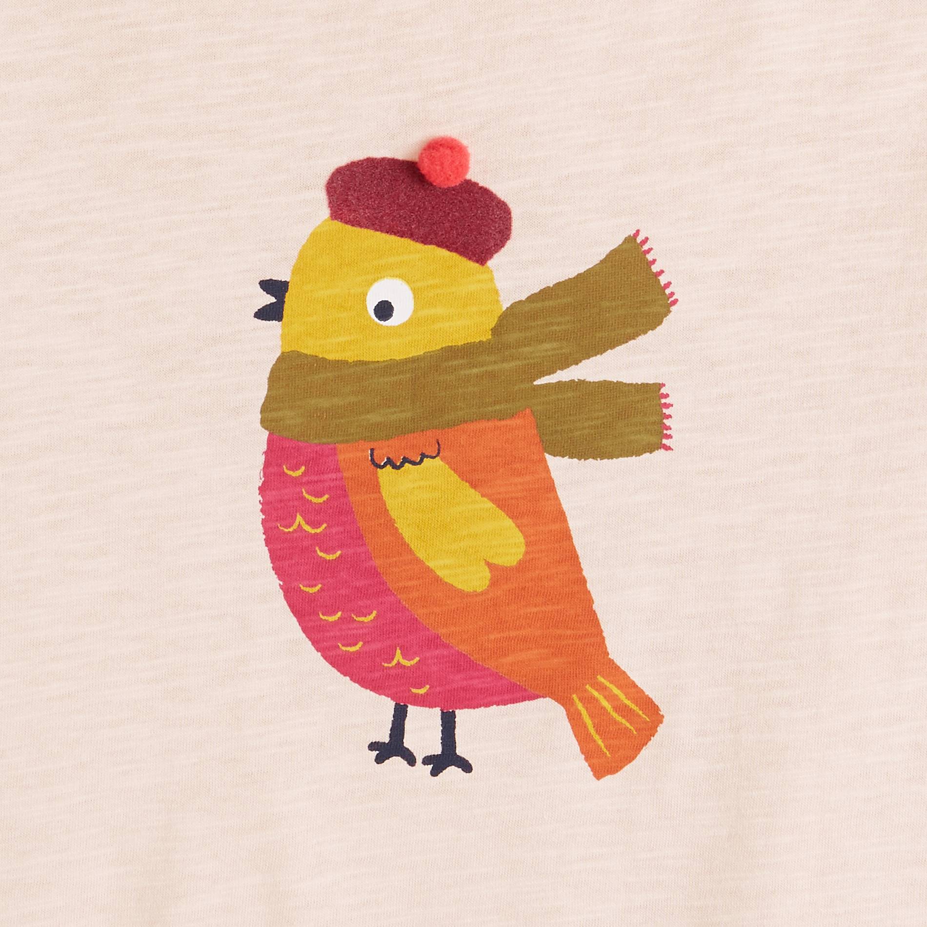 T-shirt manches longues en coton BIO, Rose pâle, large image number 2.0