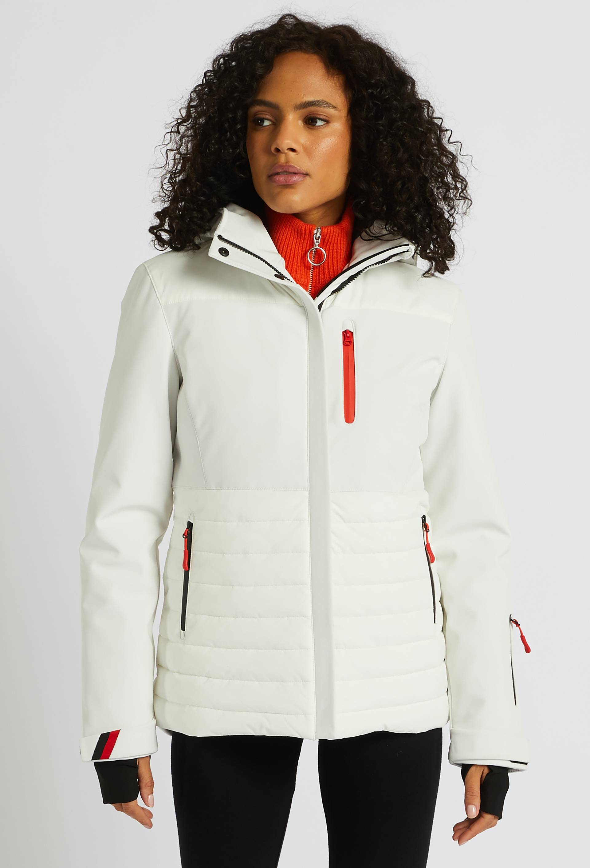 Veste de ski, Blanc, large image number 0