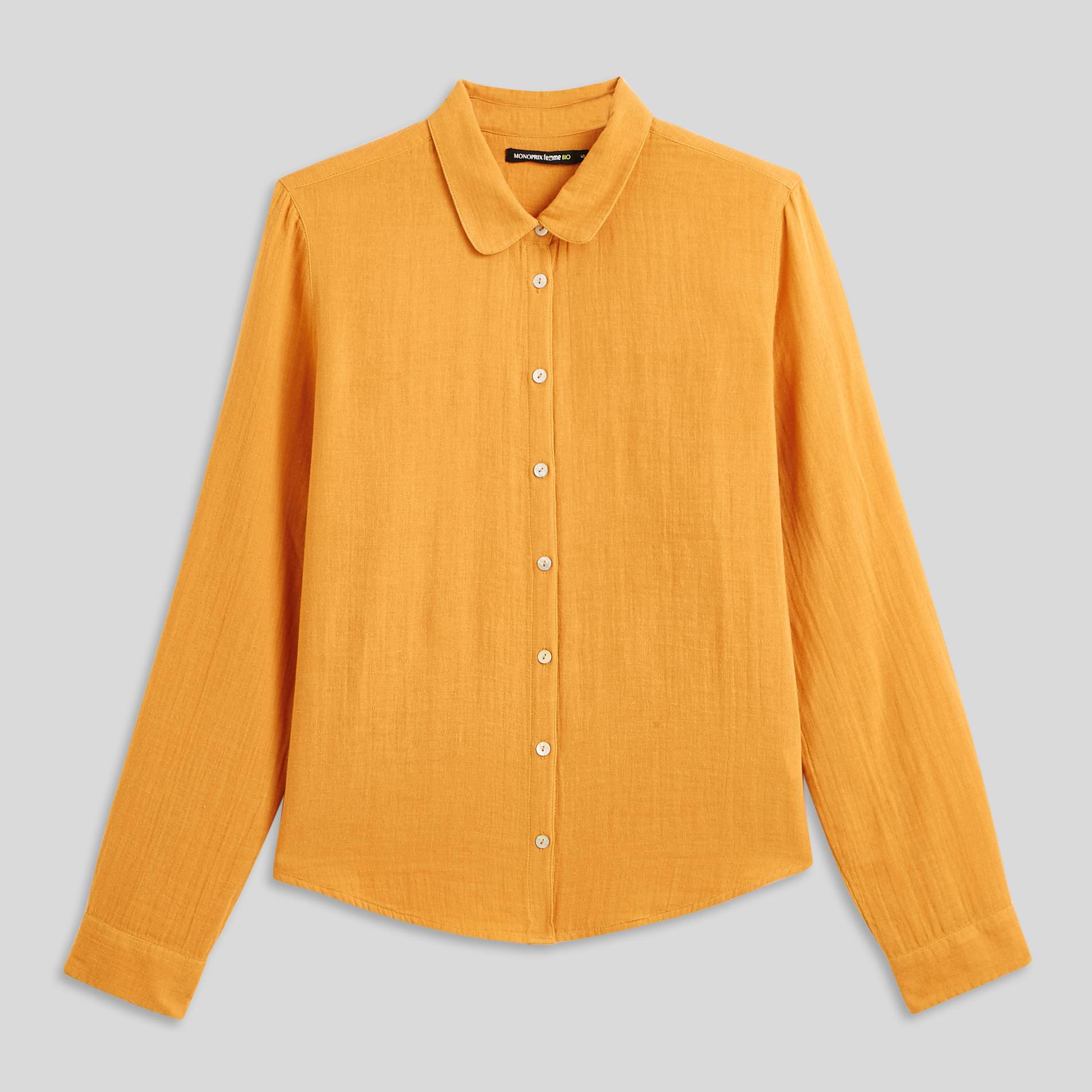 Chemise en coton BIO, Caramel, large image number 2