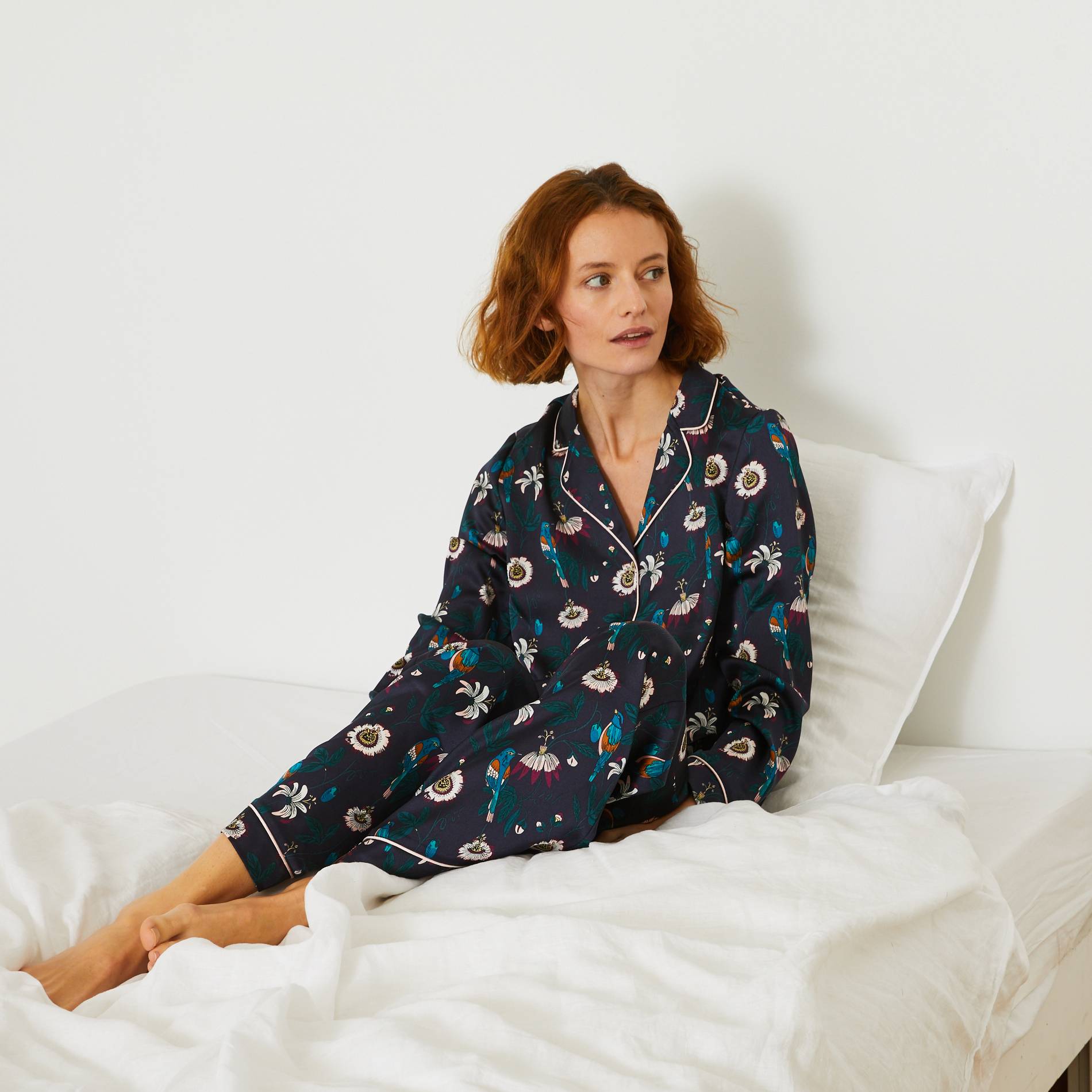 Pyjama imprimé, Bleu clair, large image number 0