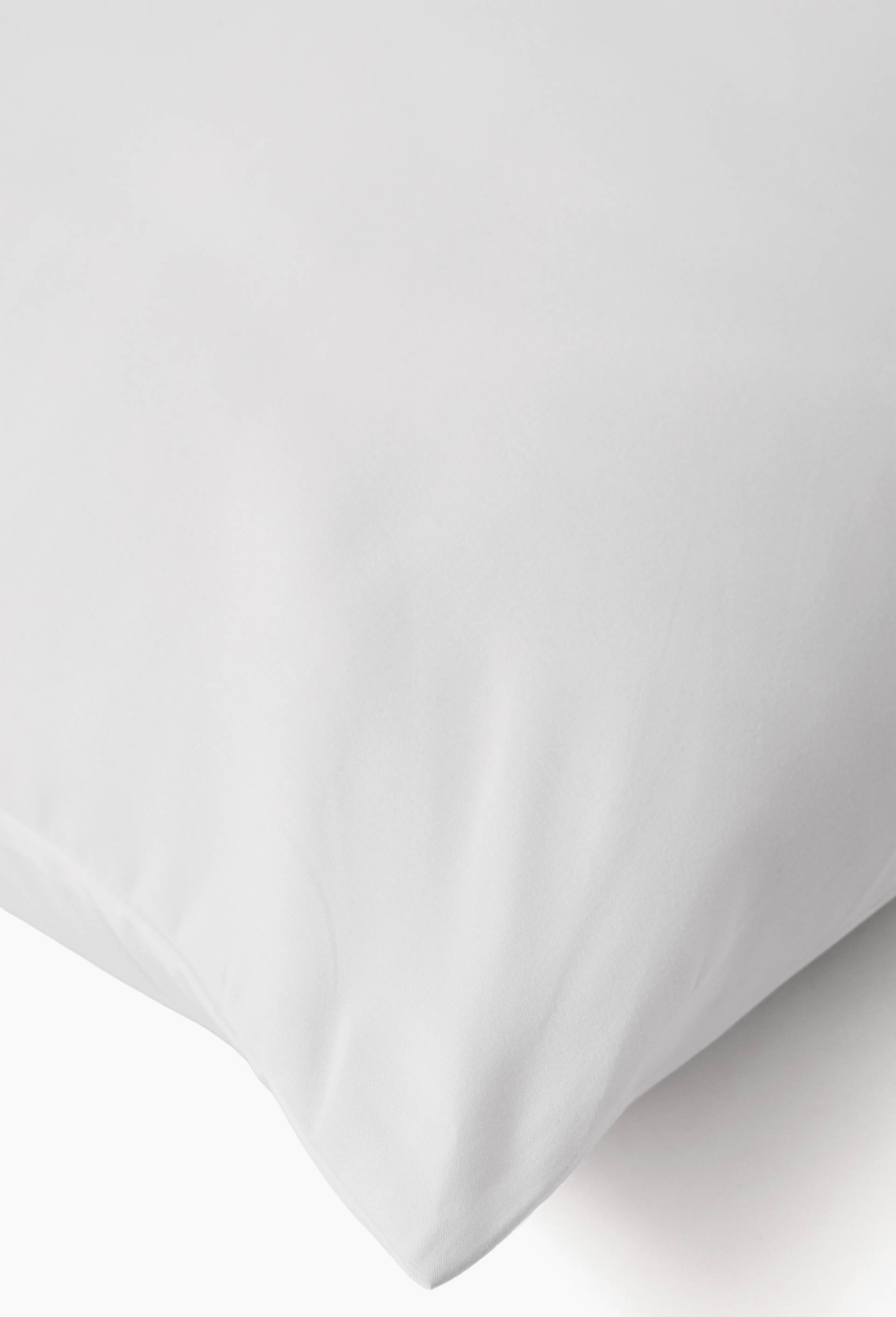 Oreiller carr&eacute; microfibre, 60x60cm, 100% polyester, Blanc, large image number 1.0