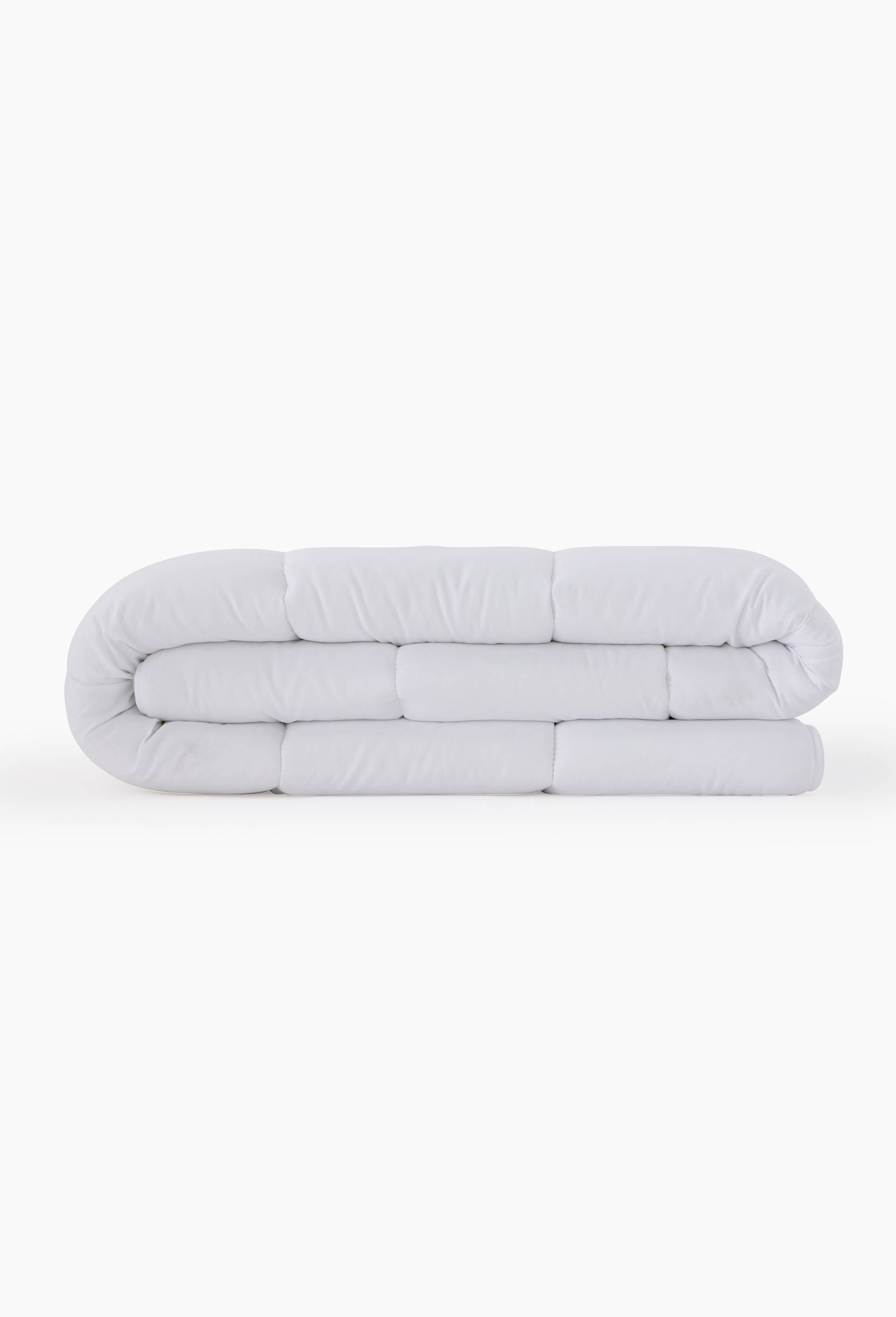 Couette microfibre, 140x200cm, 100% polyester, Blanc, large image number 0.0