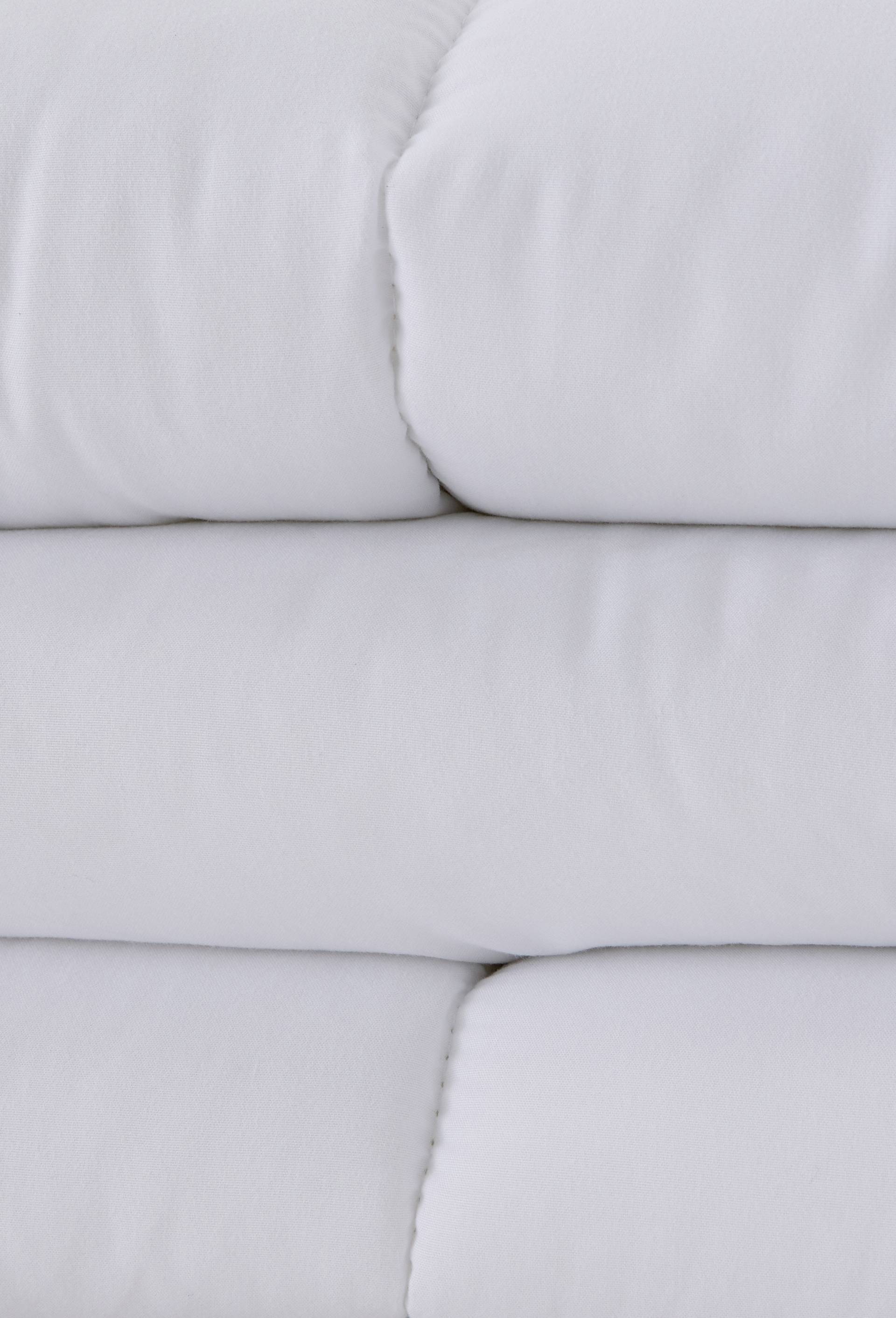 Couette microfibre, 140x200cm, 100% polyester, Blanc, large image number 1.0