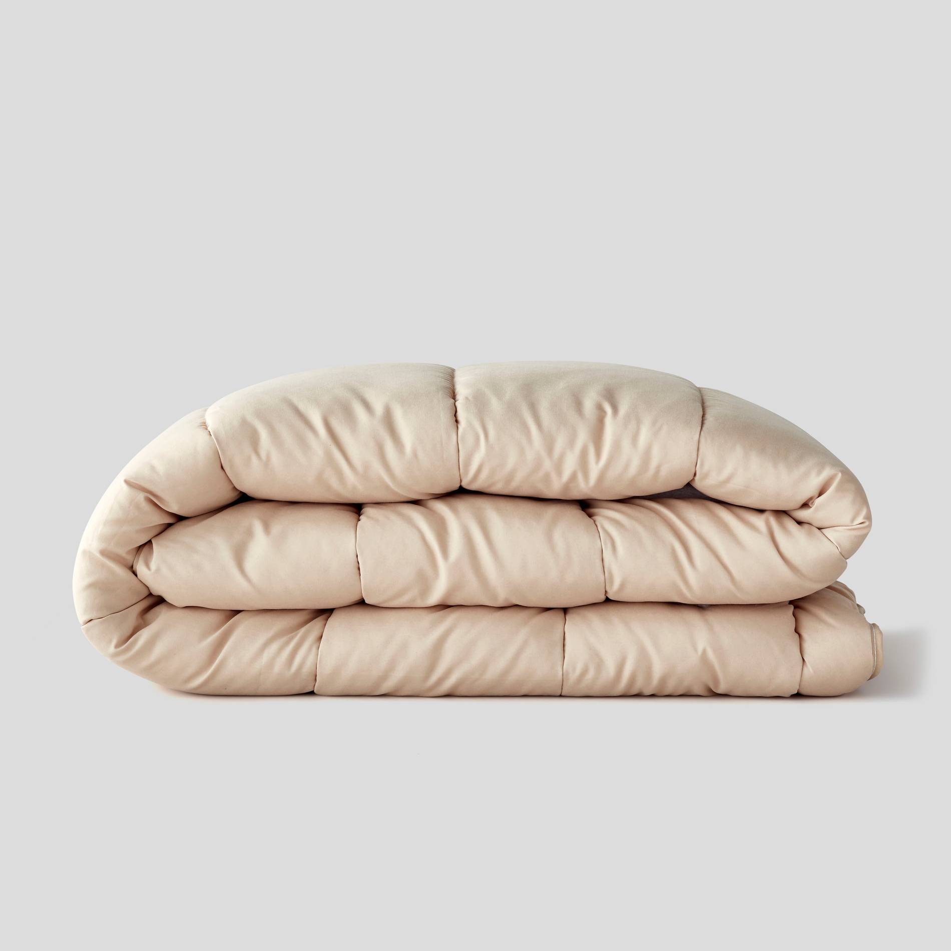 Couette microfibre, 140x200cm, Beige, large image number 0