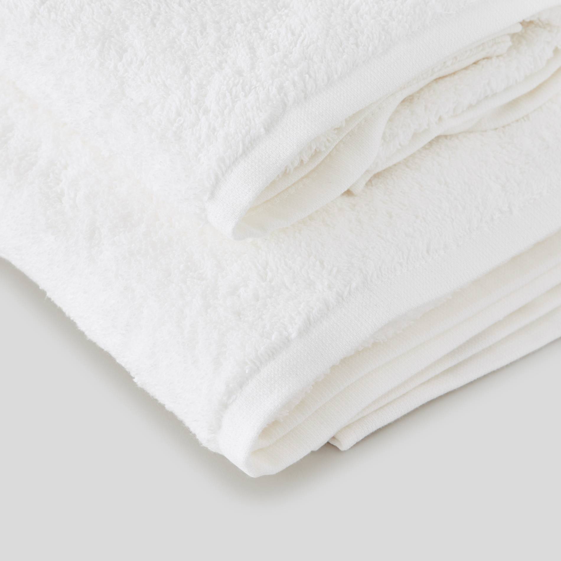 Lot 1 drap de bain + 1 serviette de toilette, Blanc, large image number 1.0