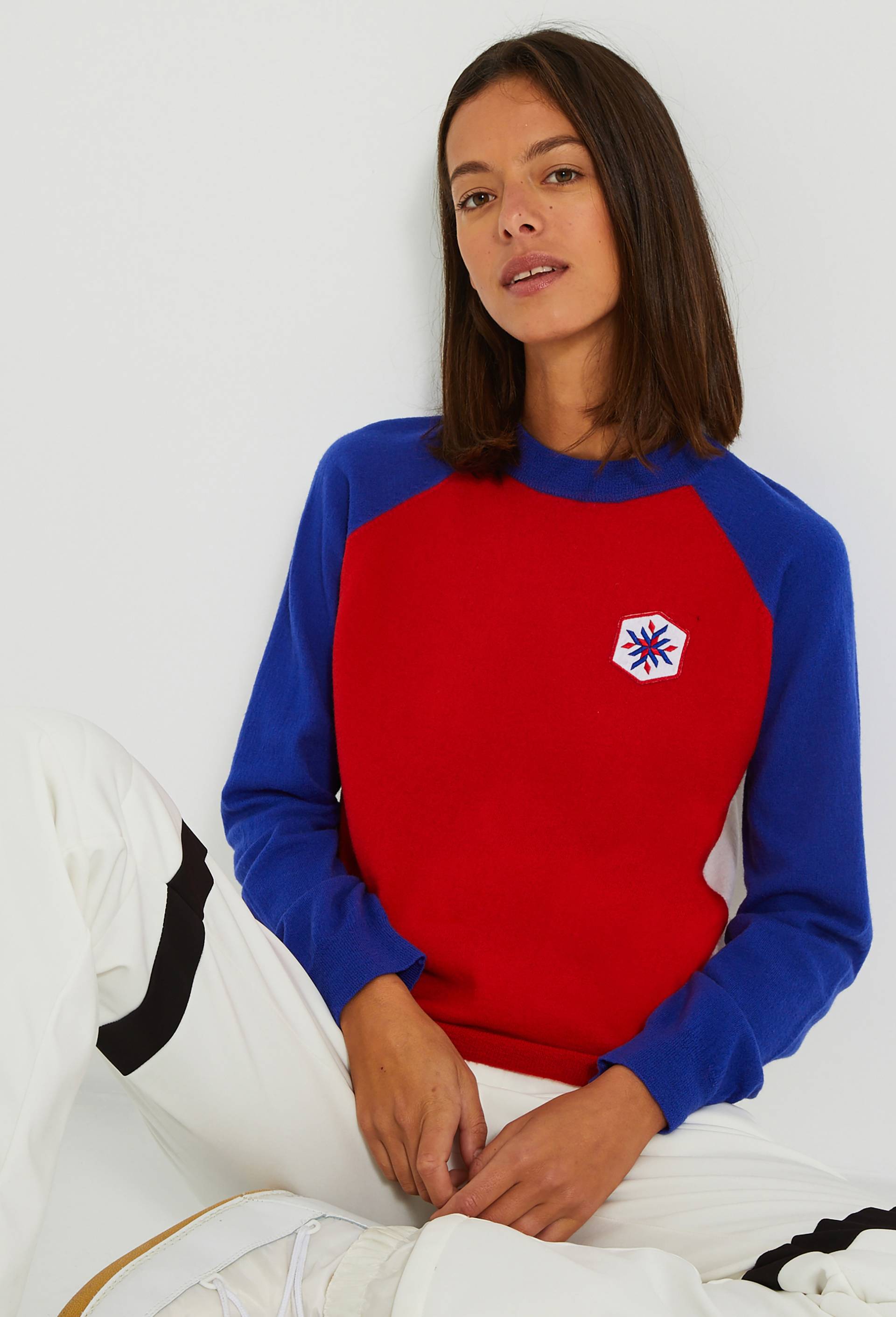 Pull tricolore, Rouge, large image number 0