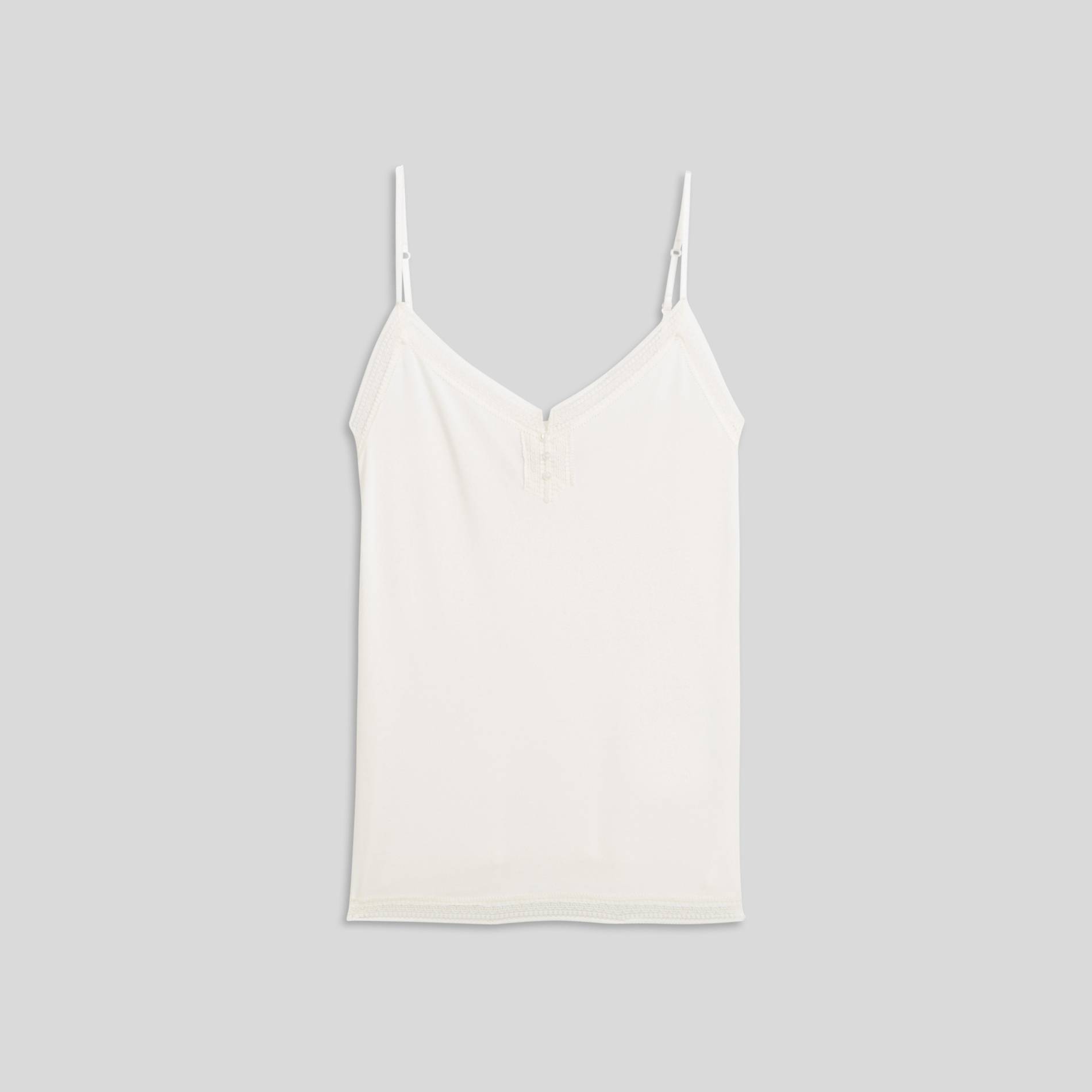 Top en coton, Ecru, large image number 2