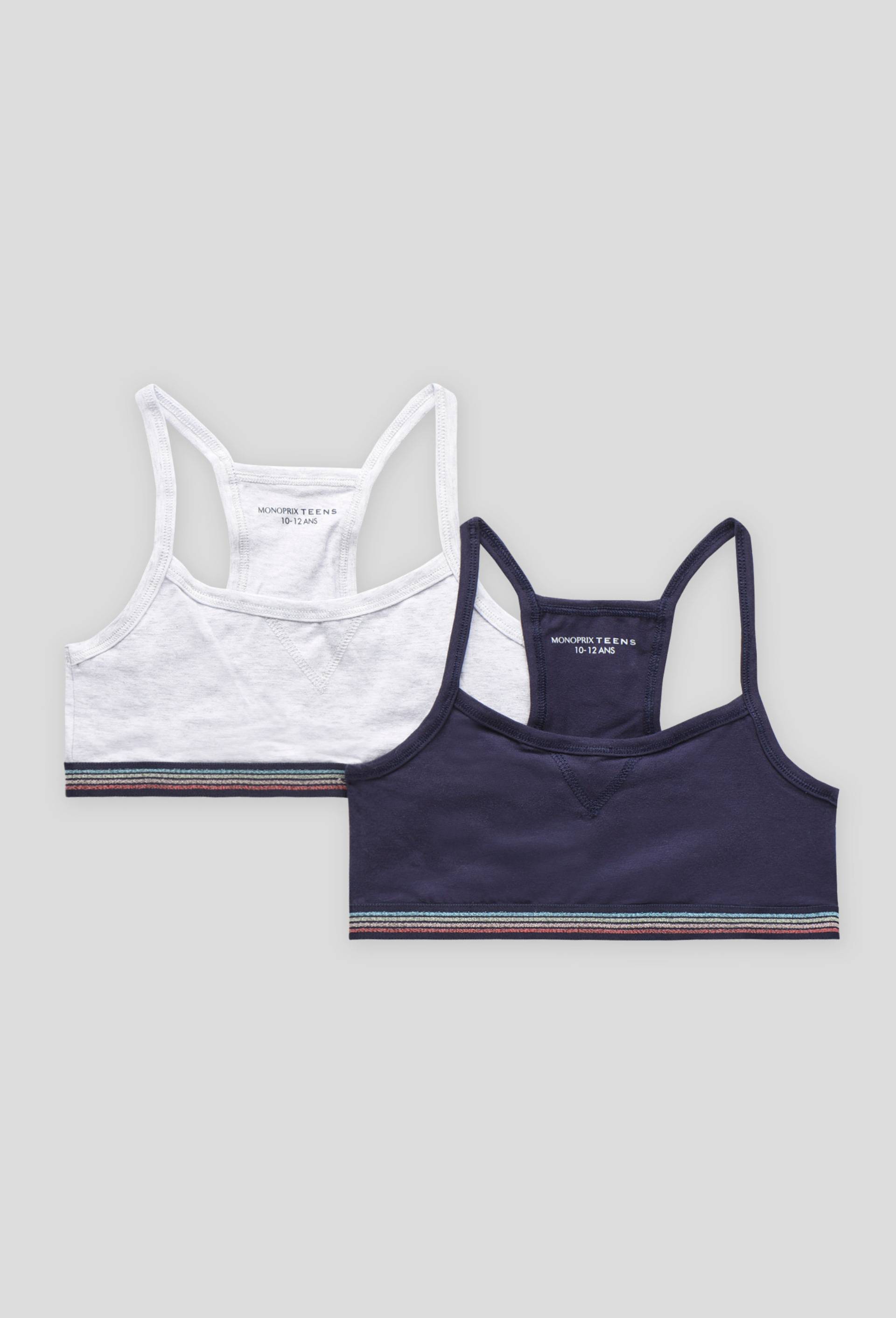 Lot de 2 brassières sport, Bleu clair, large image number 0