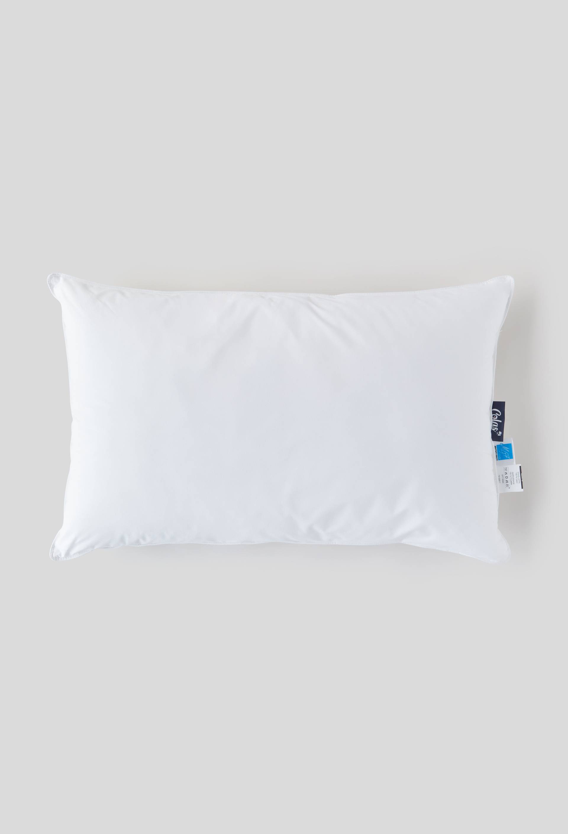 Oreiller rectangulaire , 45x70cm, housse 100% coton et garnissage 100% microgel, Blanc, large image number 0