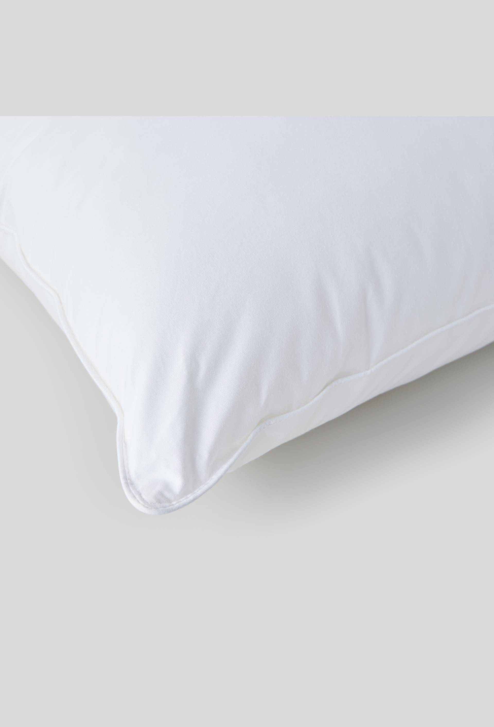 Oreiller rectangulaire , 45x70cm, housse 100% coton et garnissage 100% microgel, Blanc, large image number 1