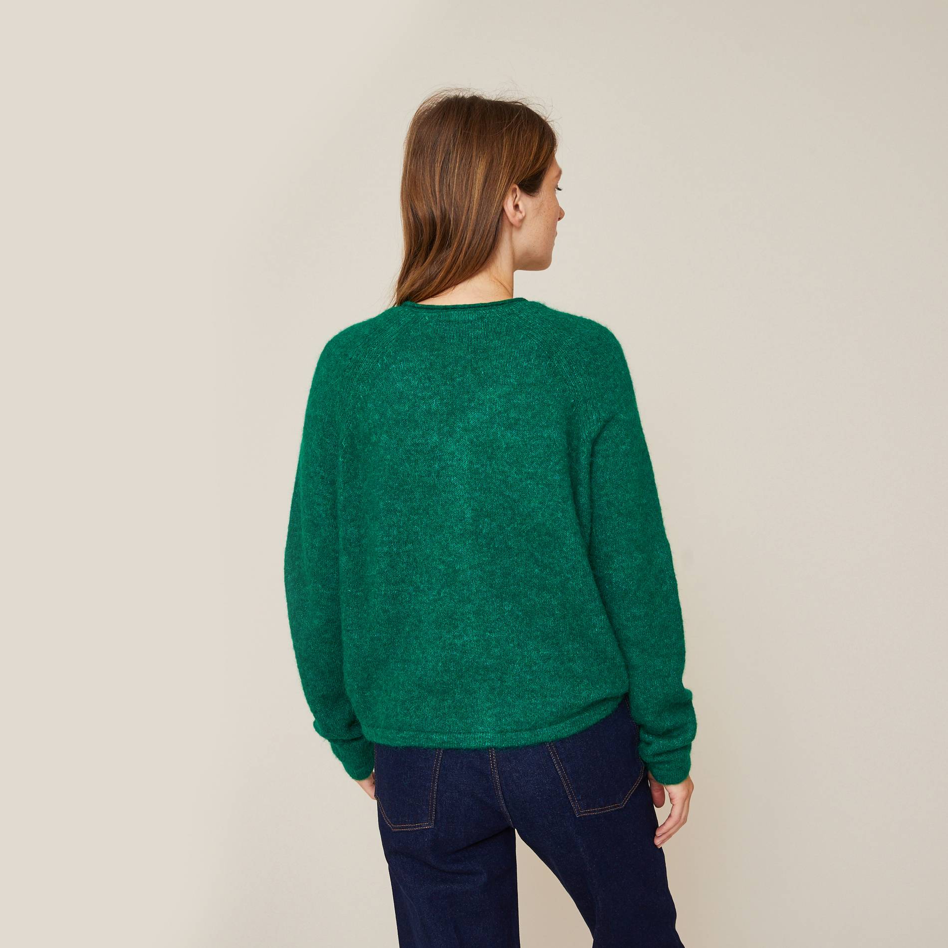 Gilet en alpaga, Vert, large image number 1.0