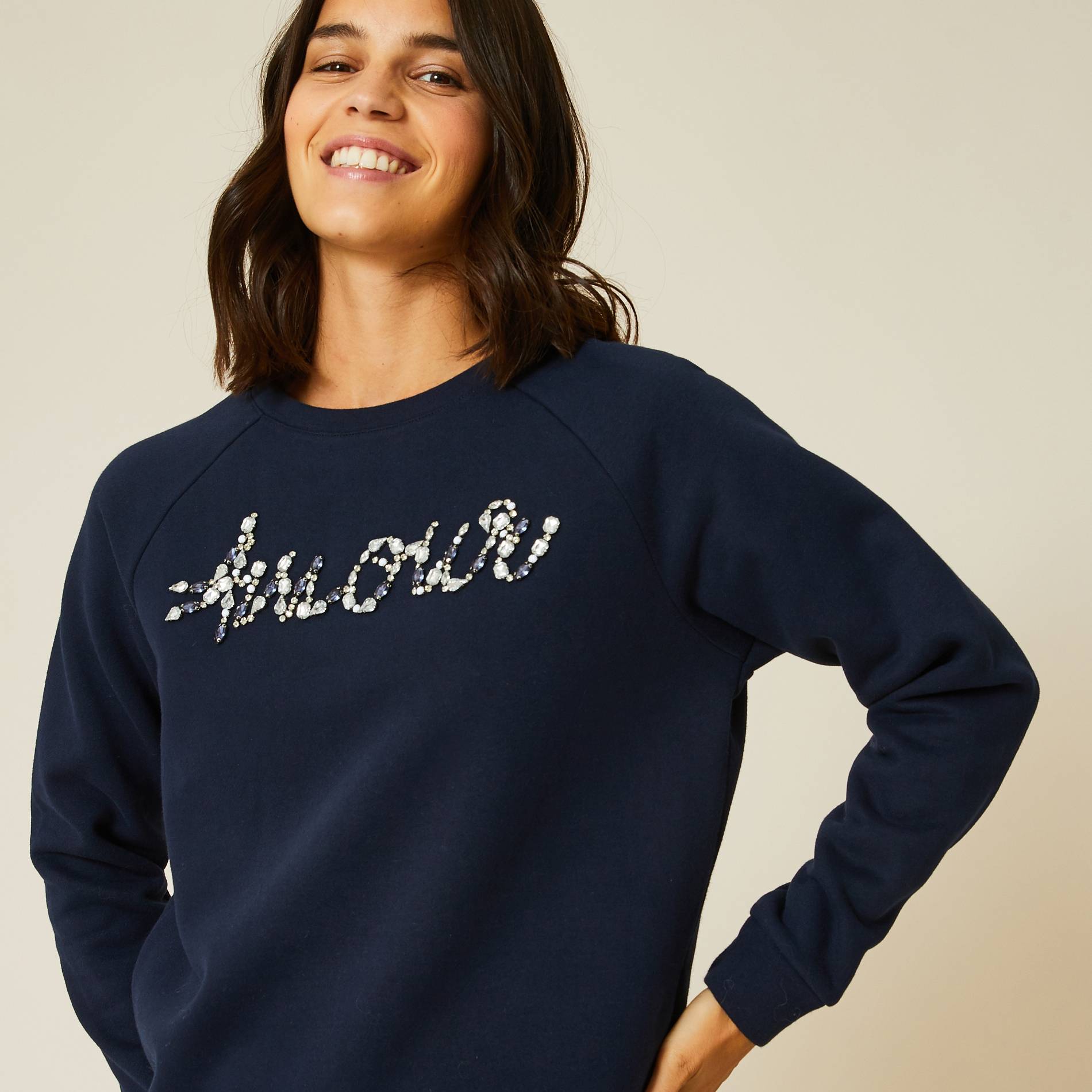 Sweat, Bleu marine, large image number 0.0