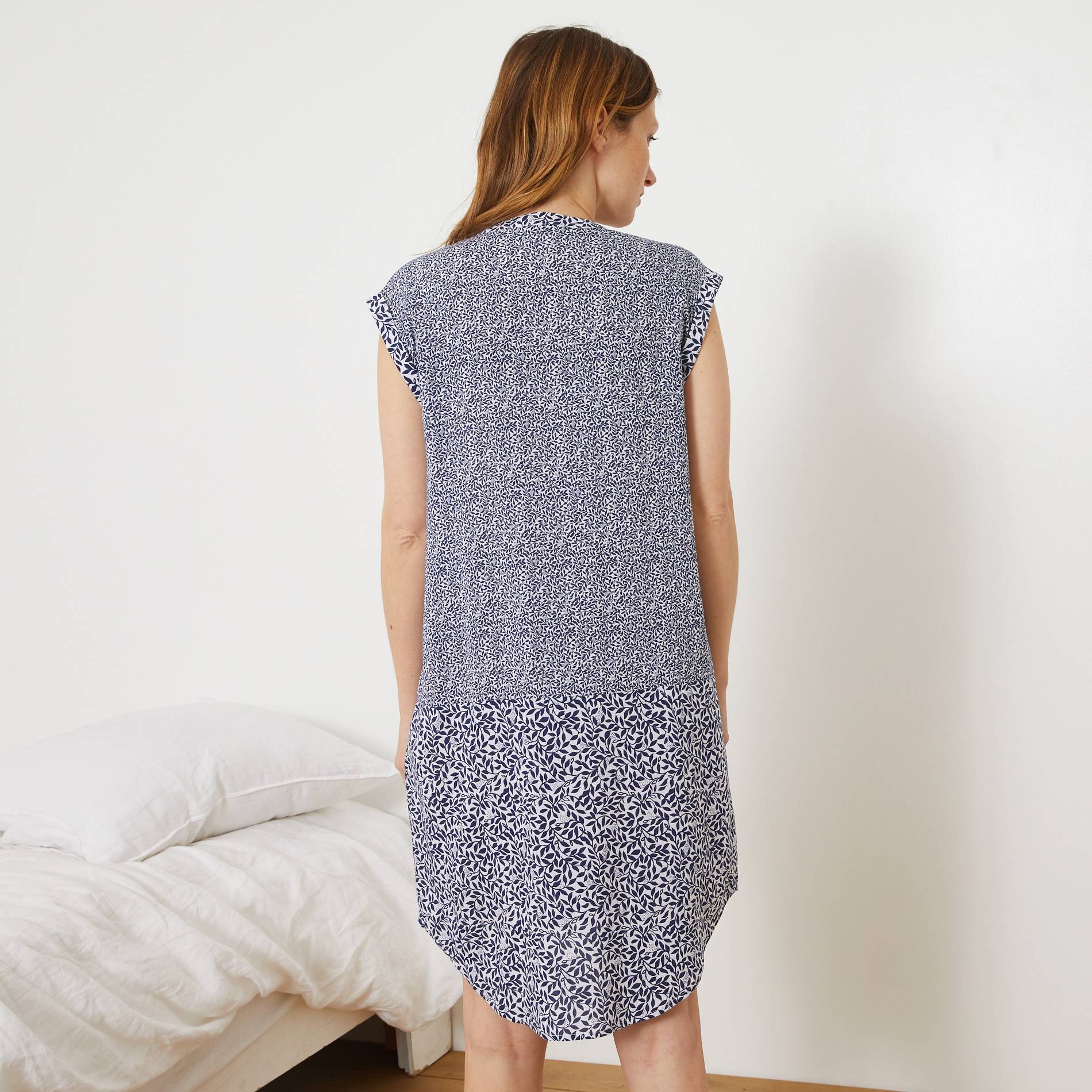 Chemise de nuit imprimée, Bleu clair, large image number 1.0