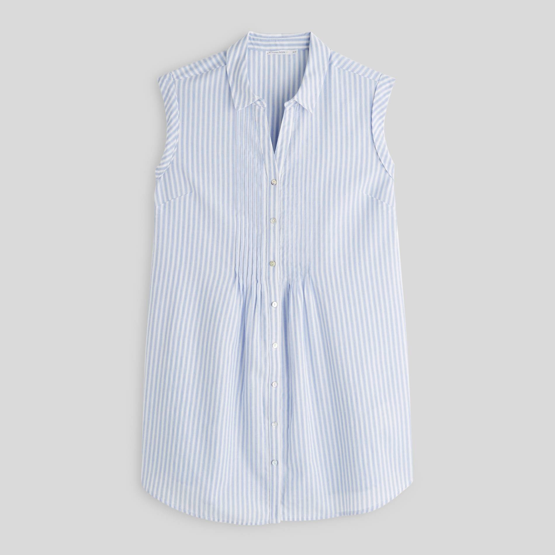Chemise de nuit en coton BIO, Bleu pâle, large image number 2