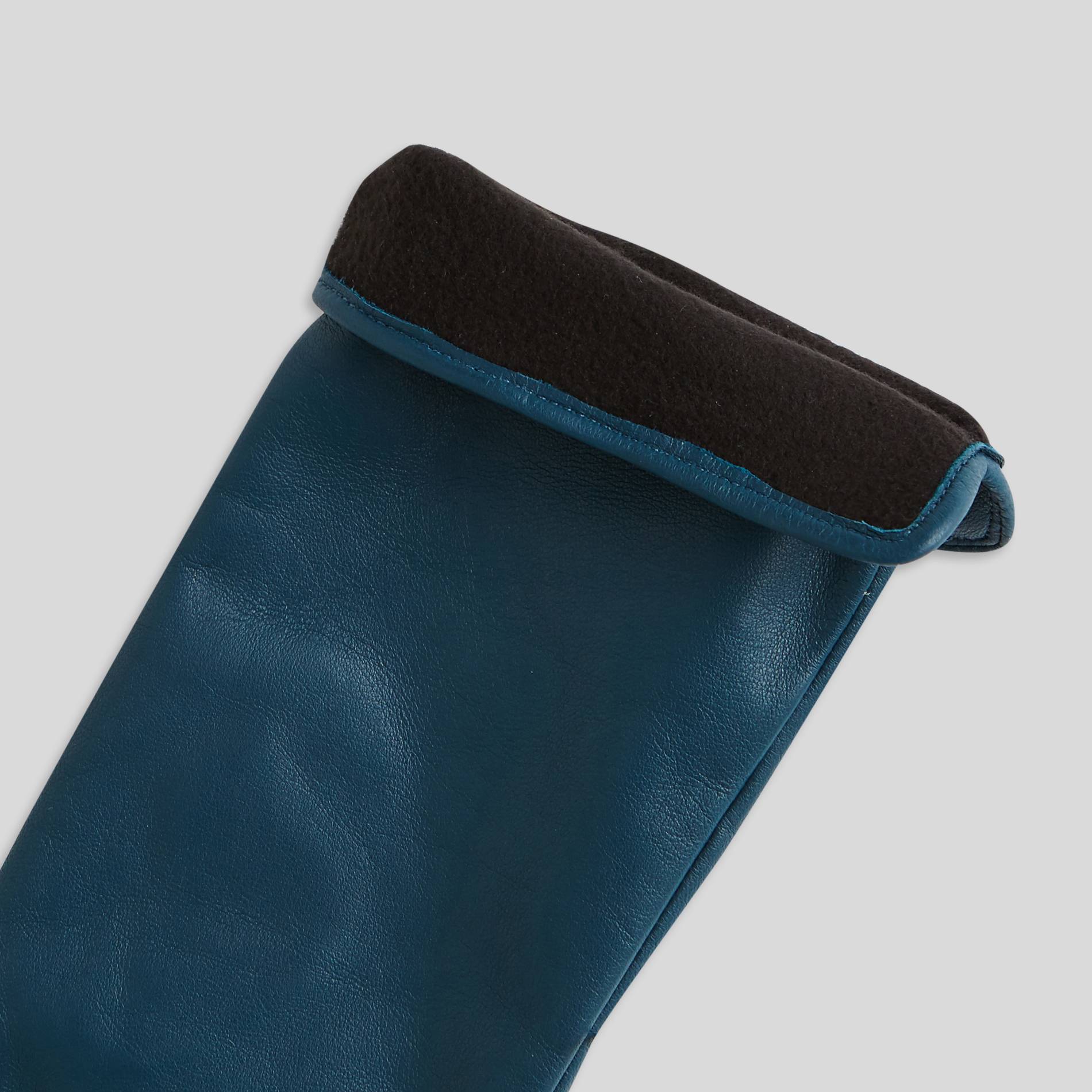Gants en cuir, Bleu canard, large image number 6