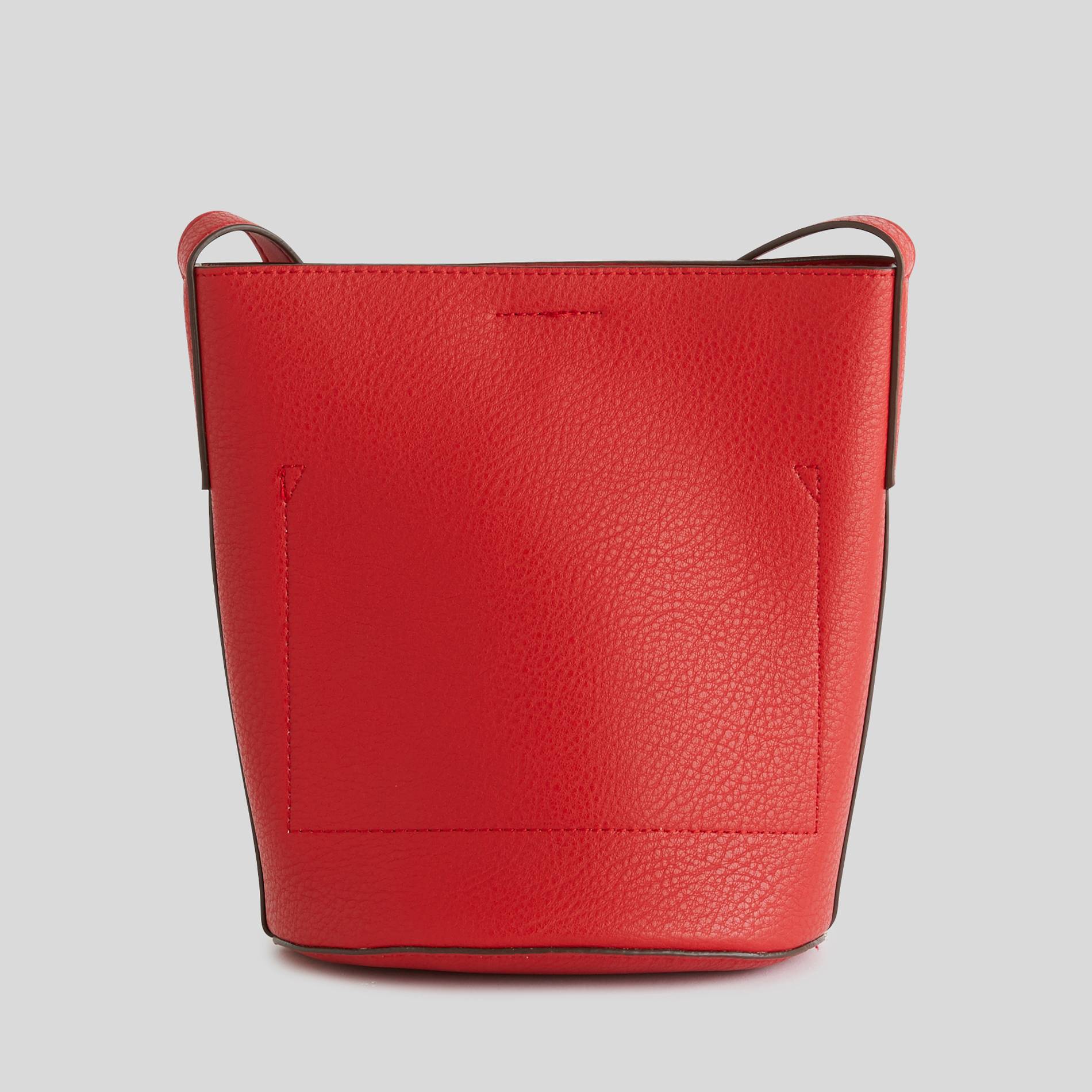 Sac seau uni, Cerise, large image number 1