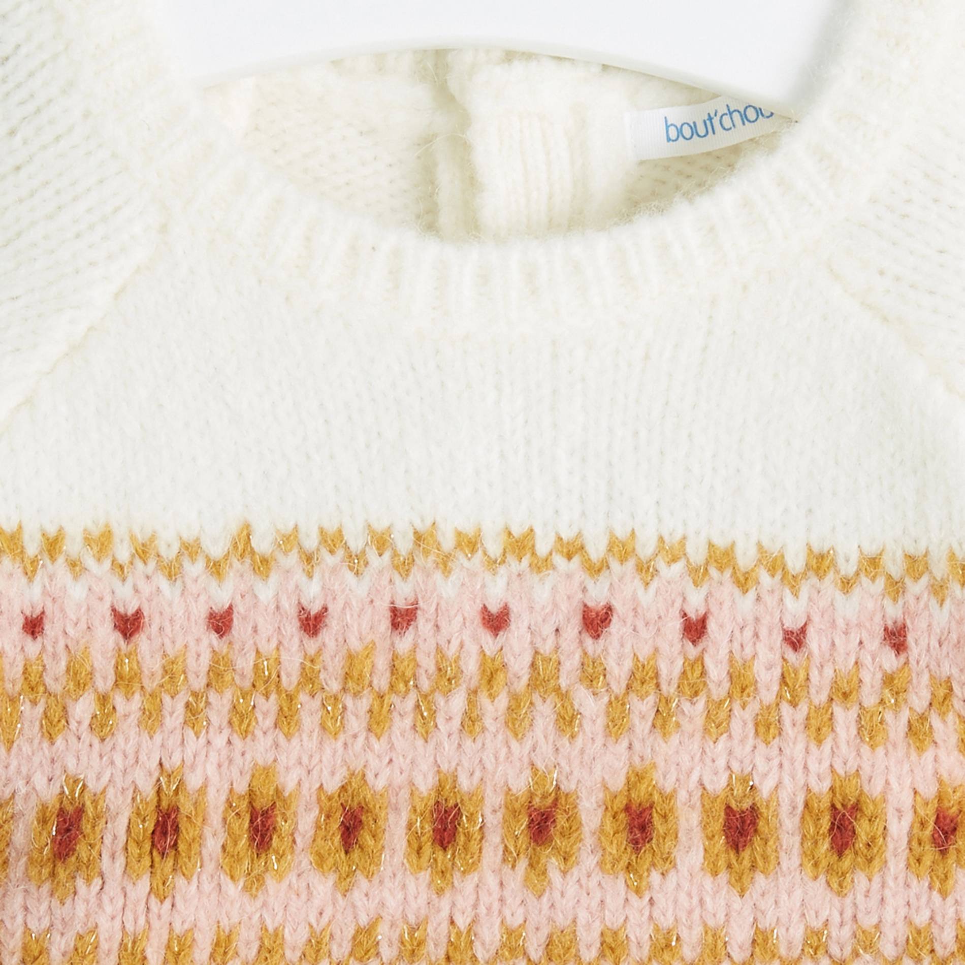 Pull jacquard, Rose pâle, large image number 2
