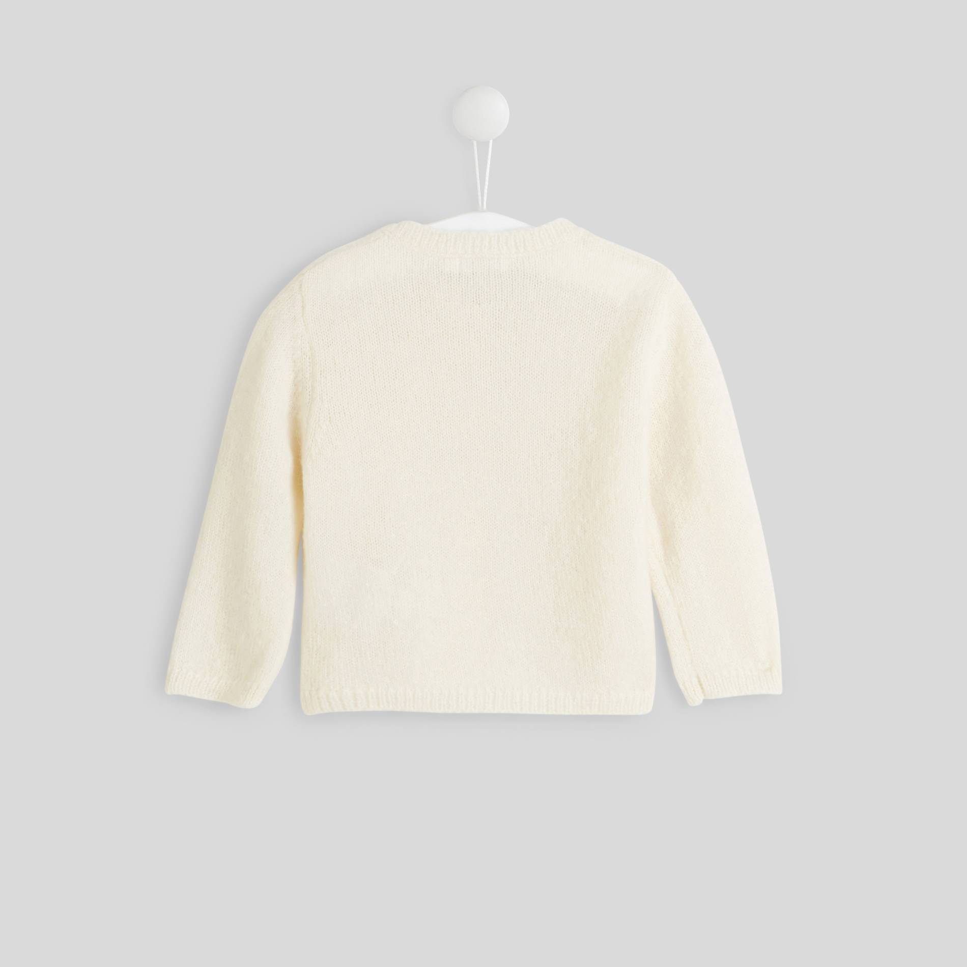 Cardigan noeud papillon, Ecru, large image number 1