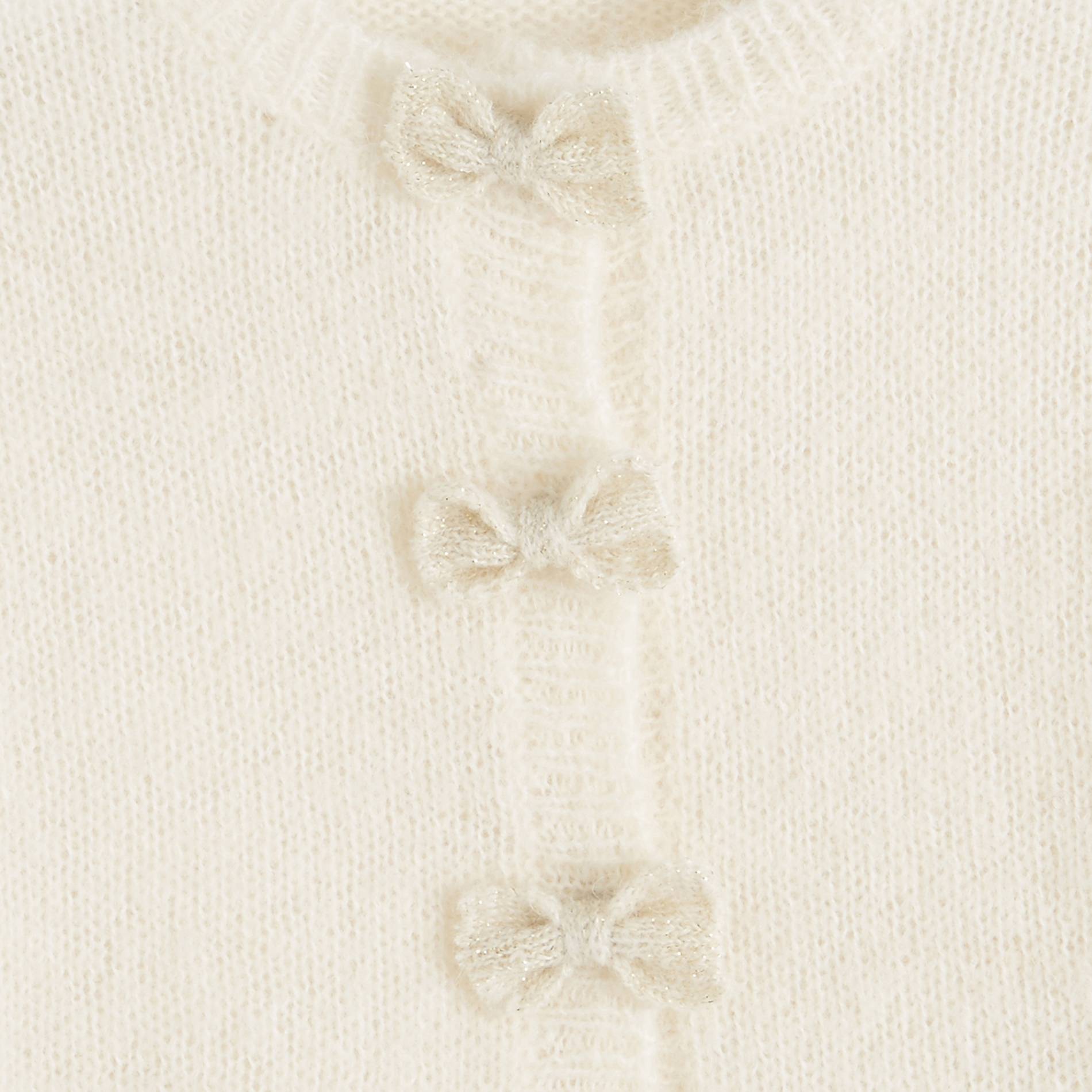 Cardigan noeud papillon, Ecru, large image number 2.0