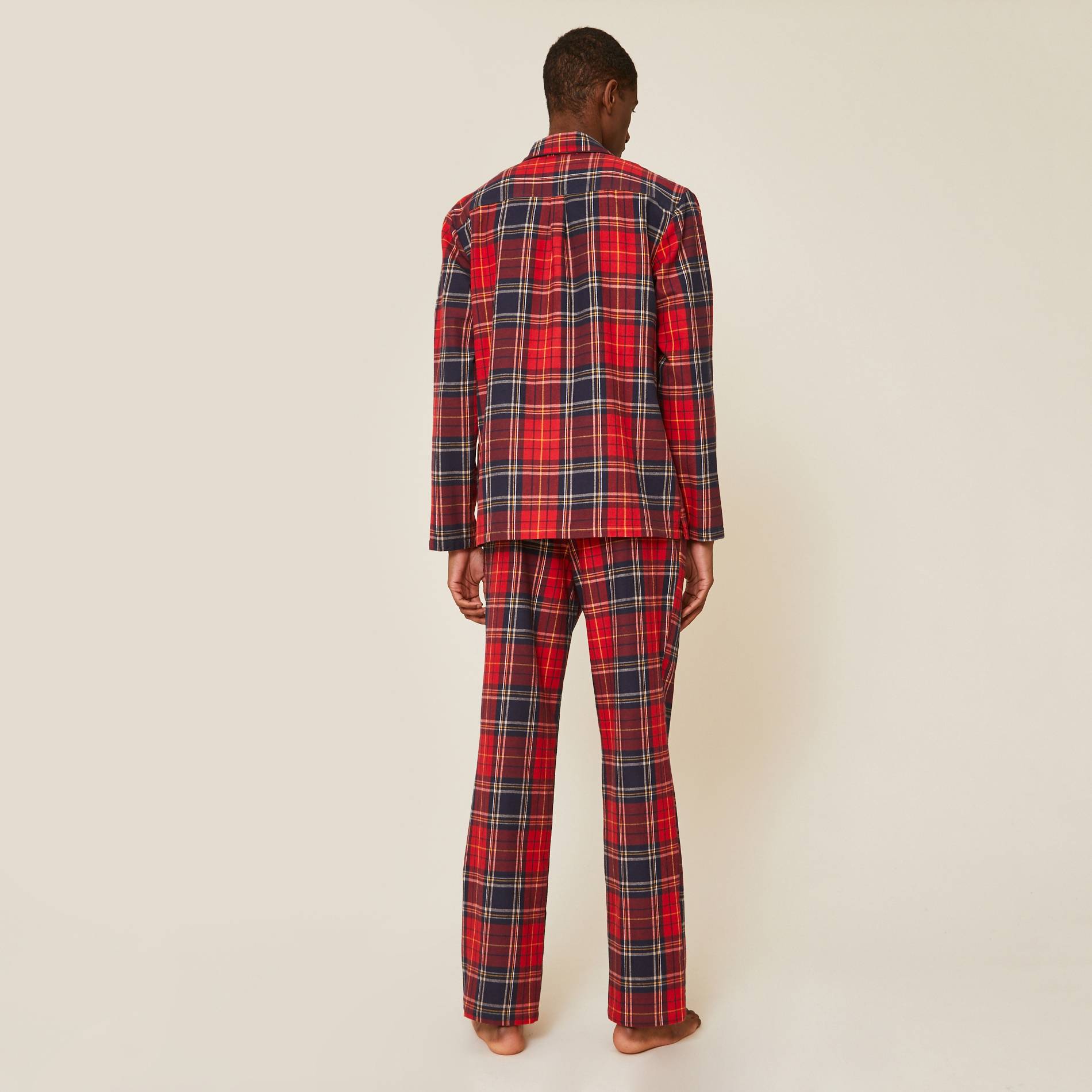 Pyjama long en coton, Cerise, large image number 1