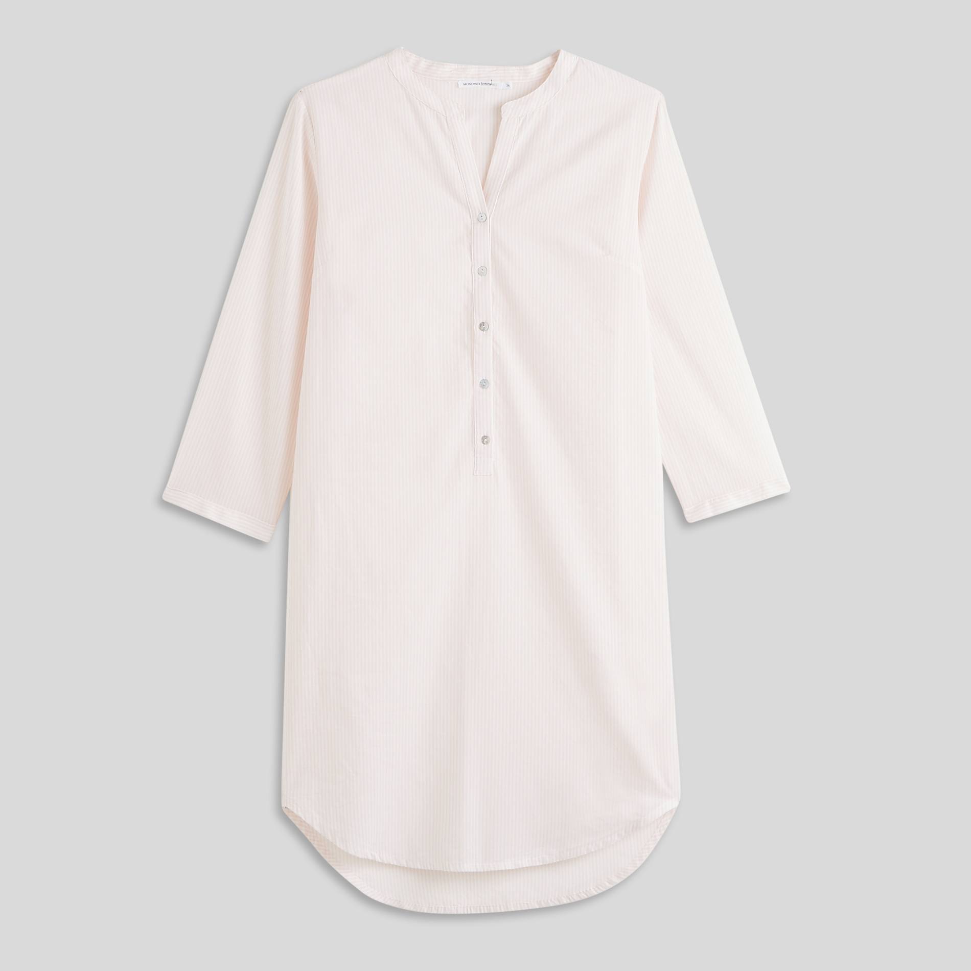 Chemise de nuit en coton BIO, Bois de rose, large image number 2