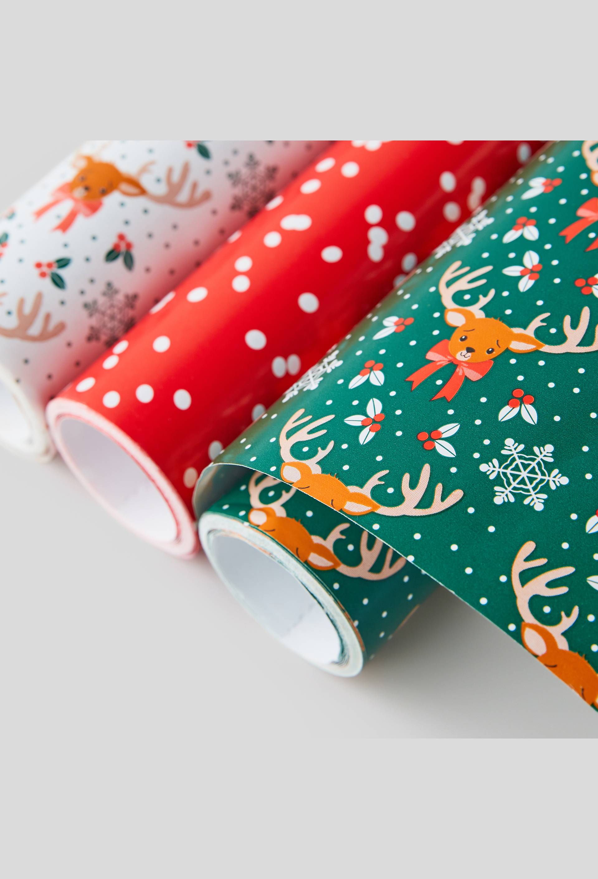 Rouleau de papier cadeau, 5x0,7m, 80gr - Assorti, Vert fonc&eacute;, large image number 1.0