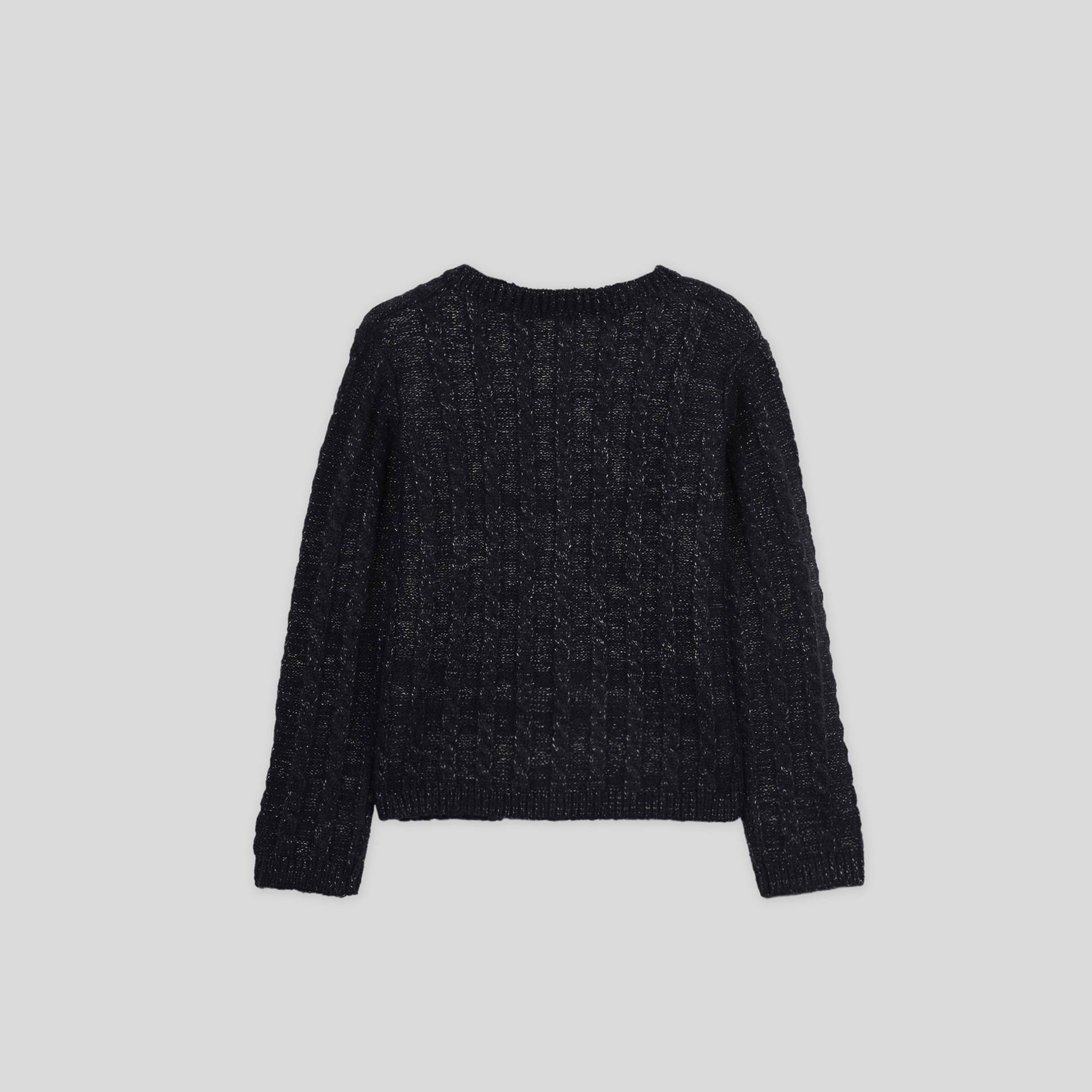 Cardigan en tricot, Bleu marine, large image number 1