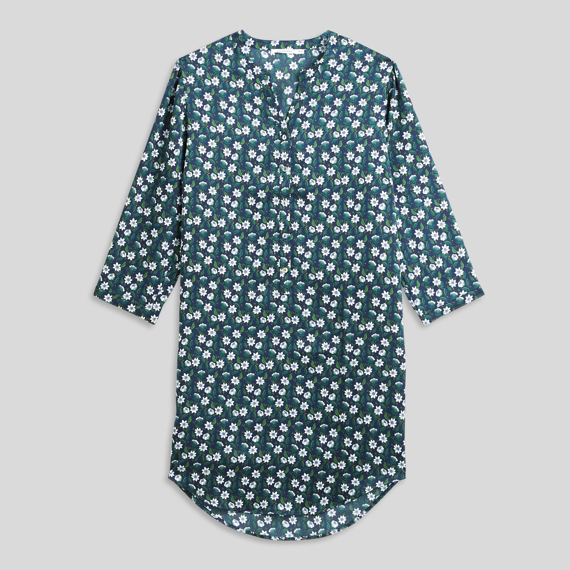 Chemise de nuit imprimée, Bleu clair, large image number 2.0