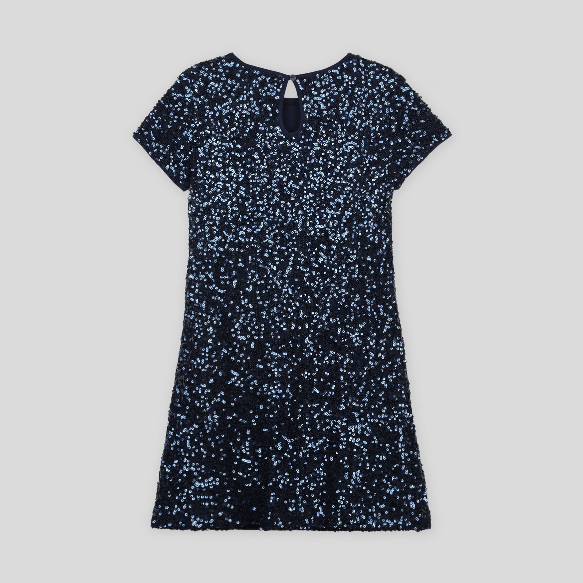 Robe à sequins, Bleu marine, large image number 1.0