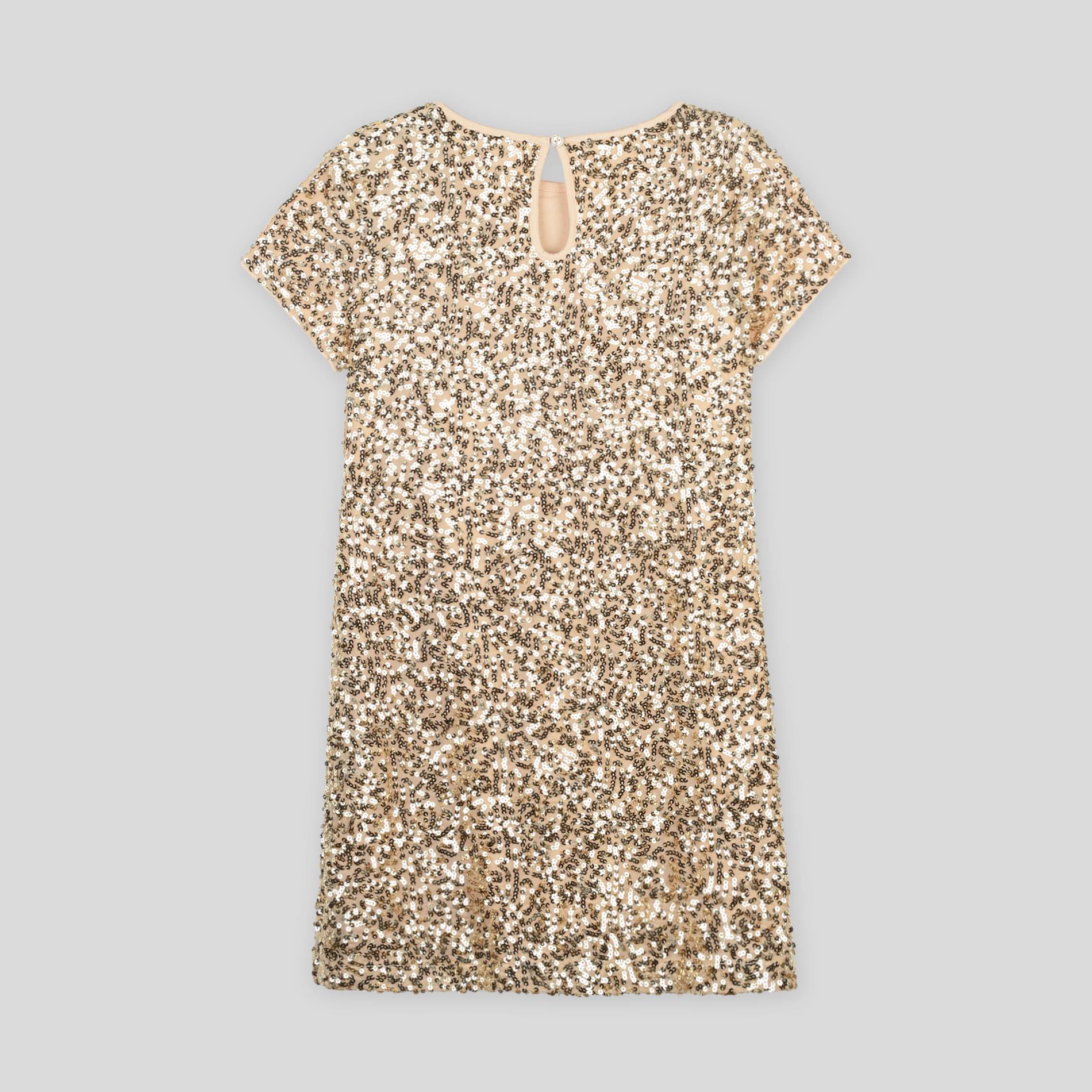 Robe à sequins, Moutarde, large image number 1