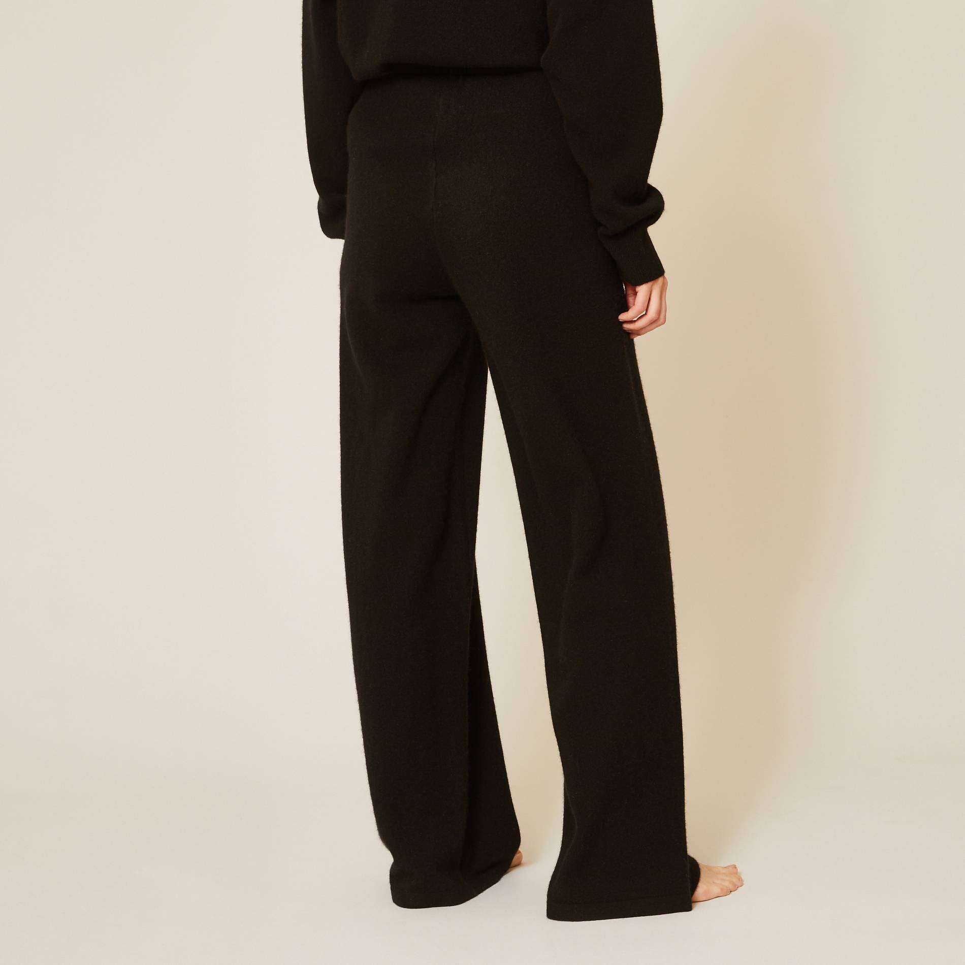 Pantalon en cachemire, Noir, large image number 1.0