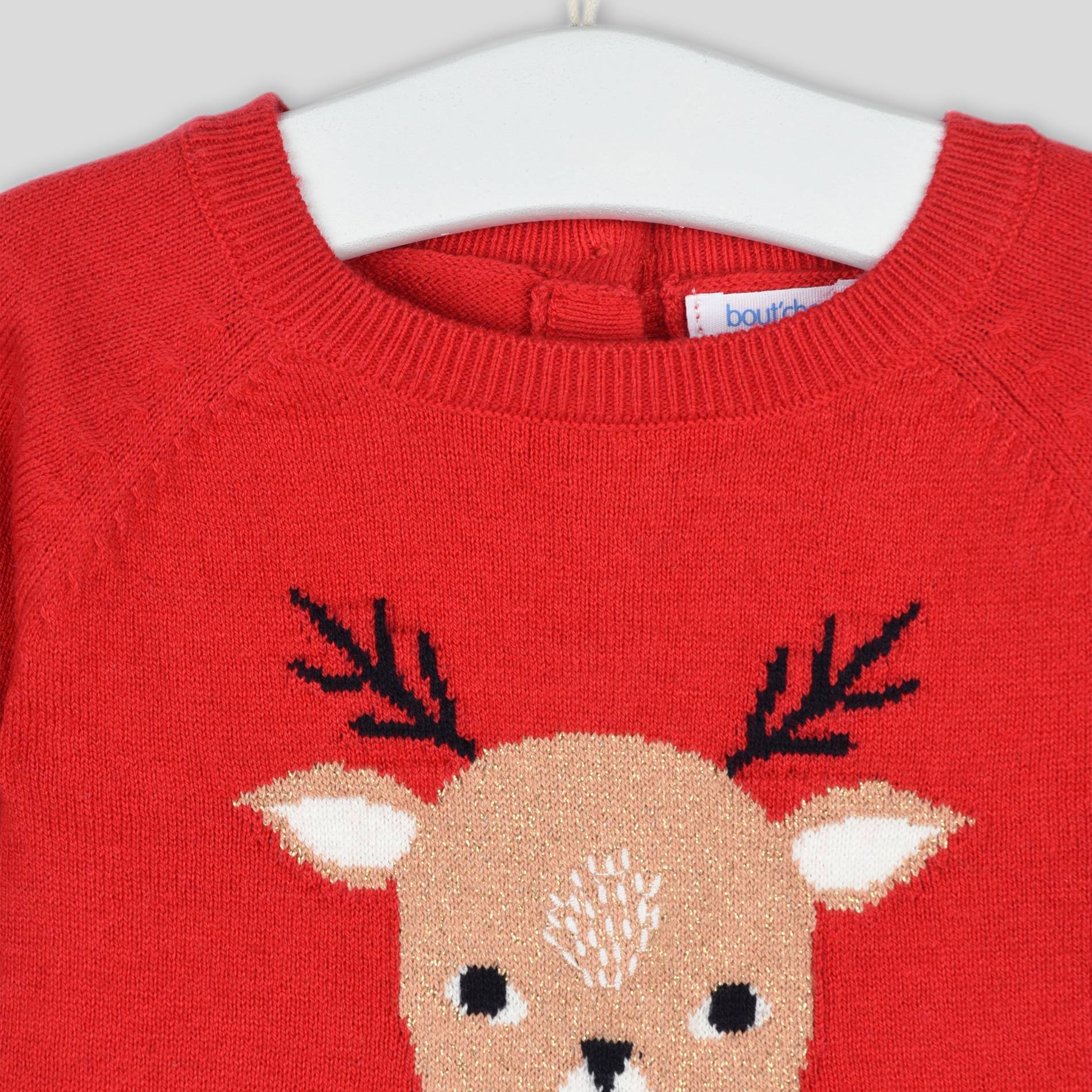 Pull intarsia, Carmin, large image number 2