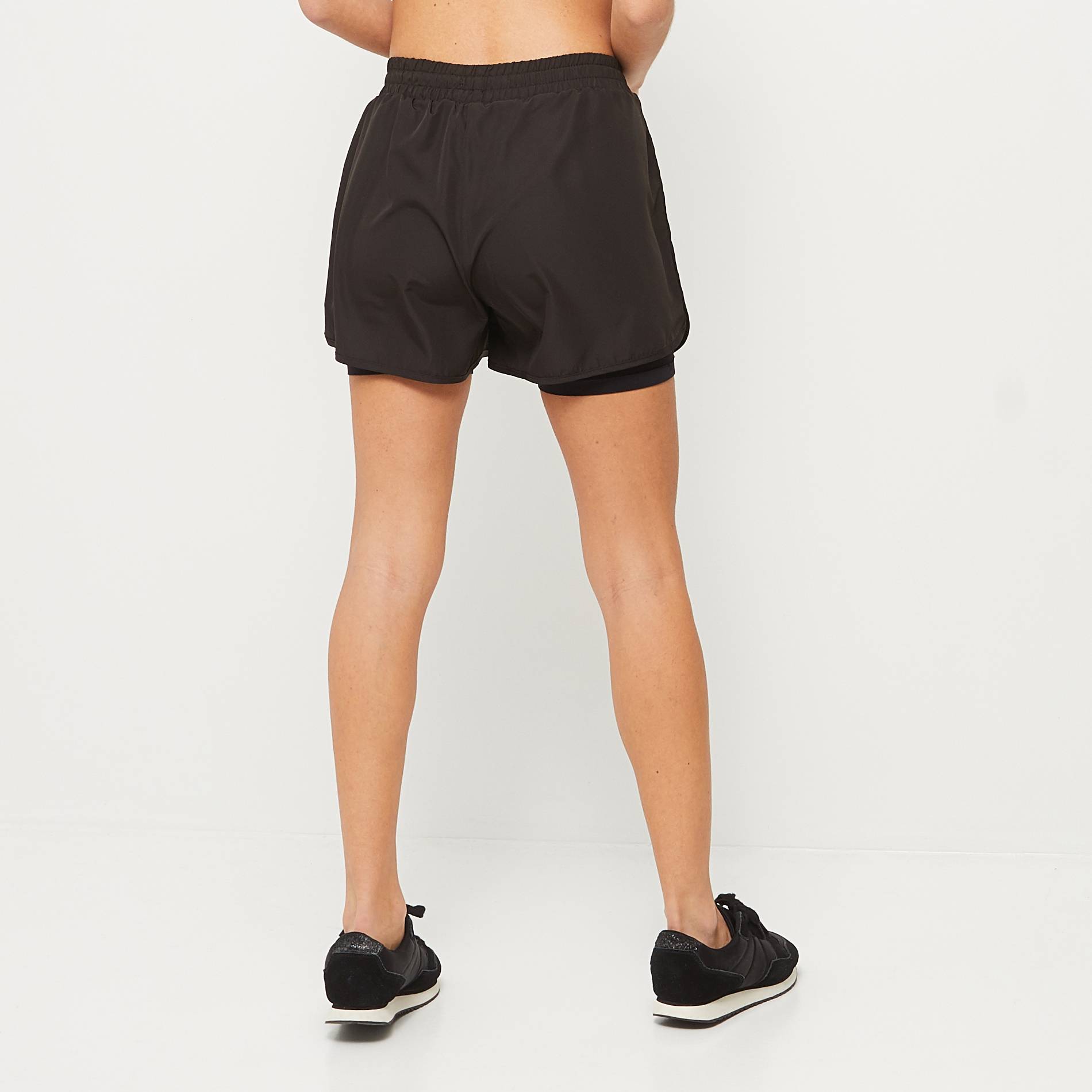 Short de sport, Noir, large image number 1
