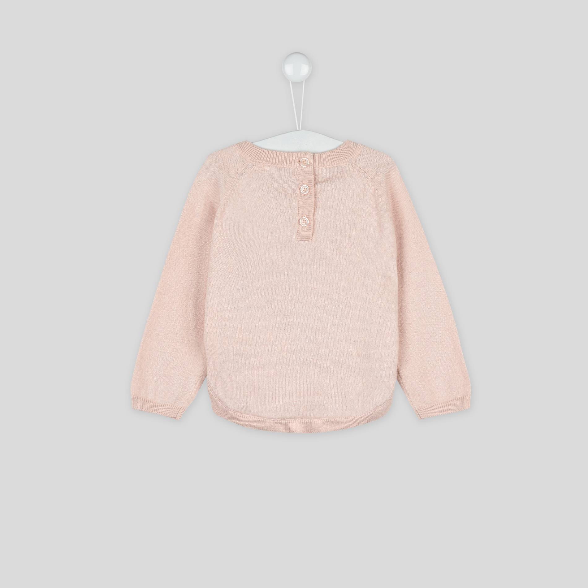 Pull intarsia, Rose pâle, large image number 1.0