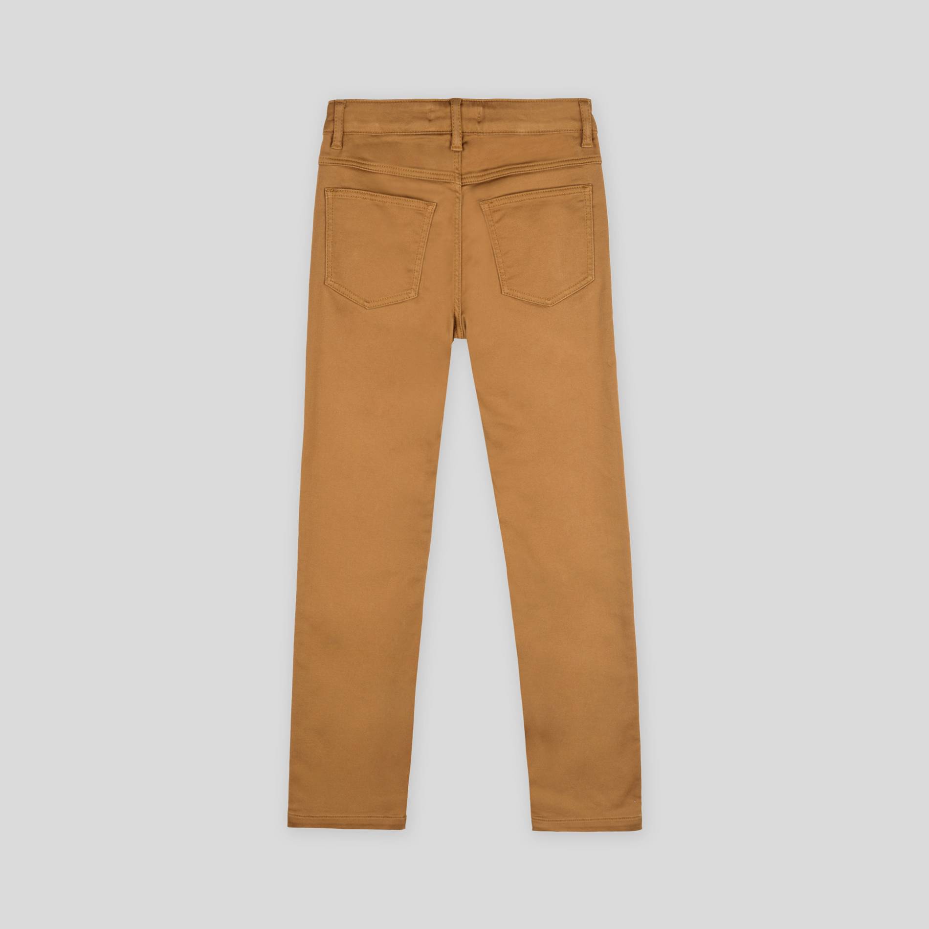 Pantalon en maille confortable contenant du coton BIO, Caramel, large image number 1
