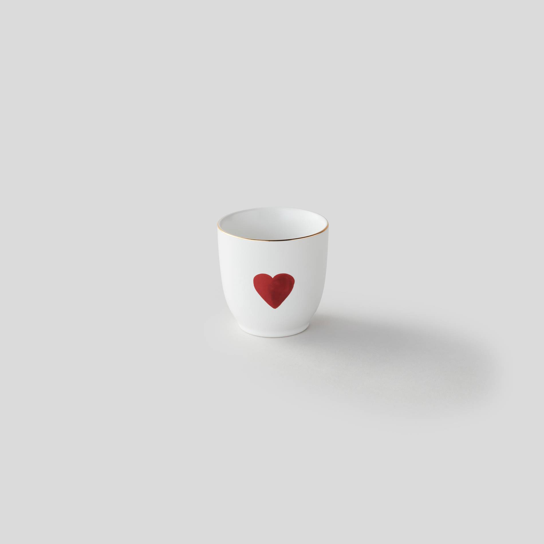 Tasse, imprim&eacute; coeur, Cerise, large image number 0
