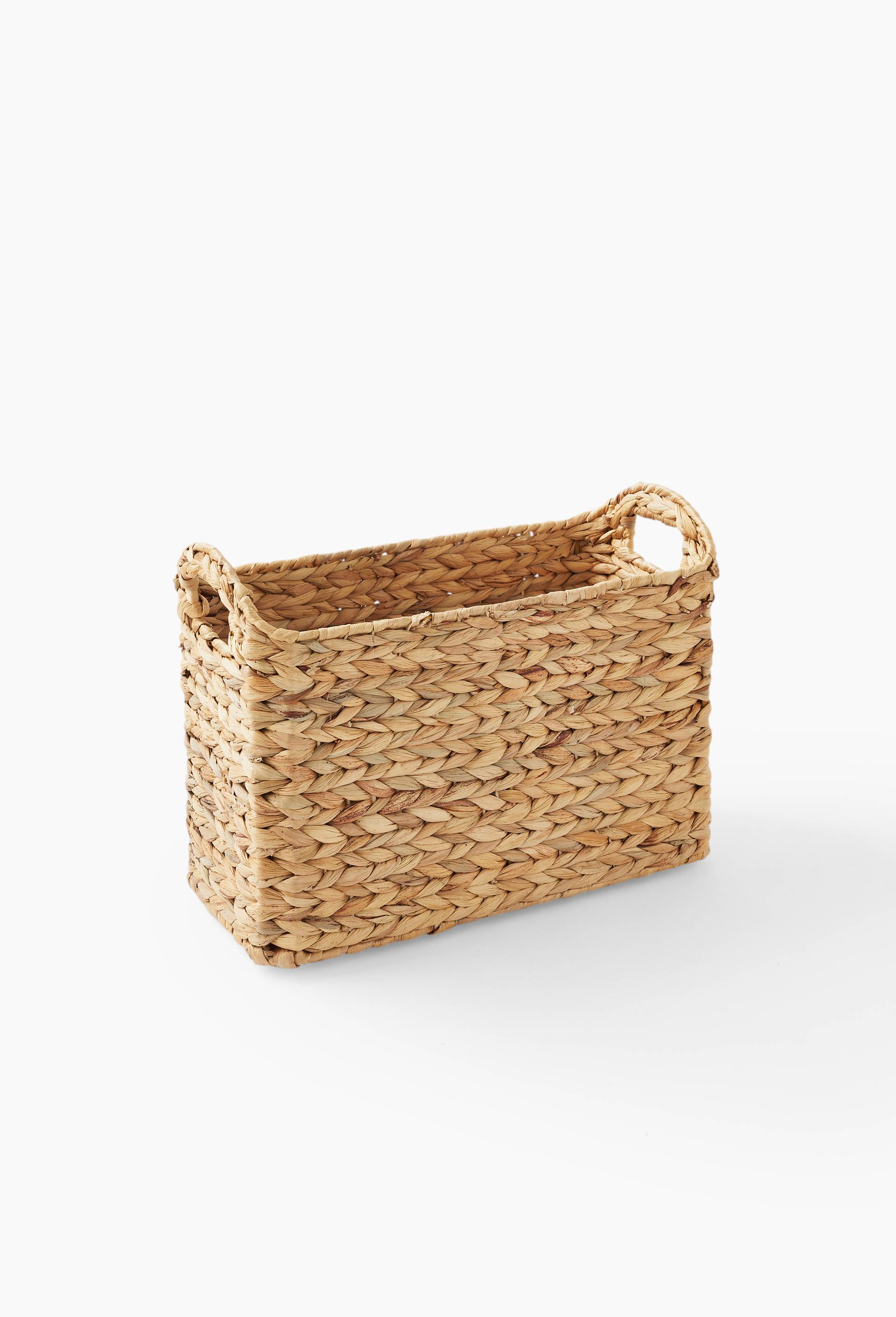 Porte-revues, 40x19xH30cm, en jacinthe d'eau, Beige, large image number 0