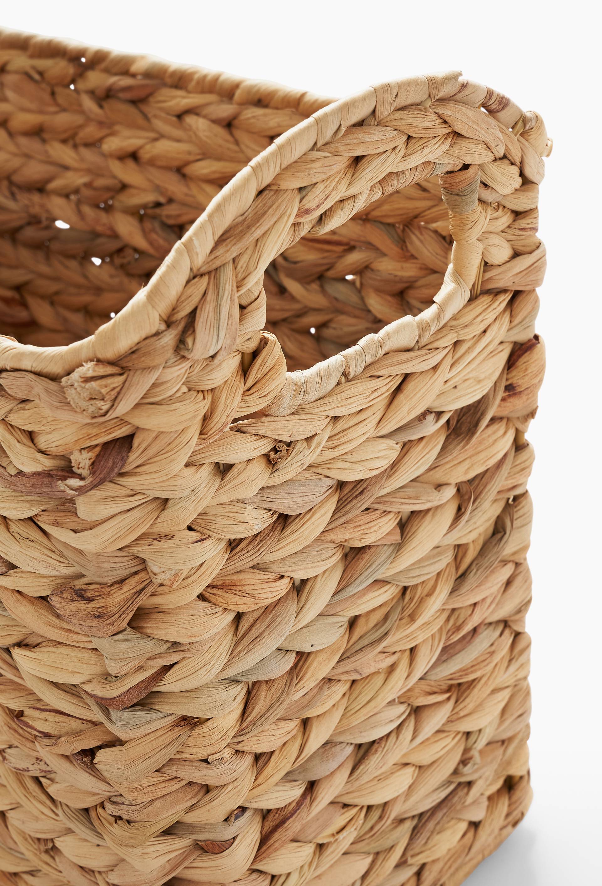 Porte-revues, 40x19xH30cm, en jacinthe d'eau, Beige, large image number 1.0